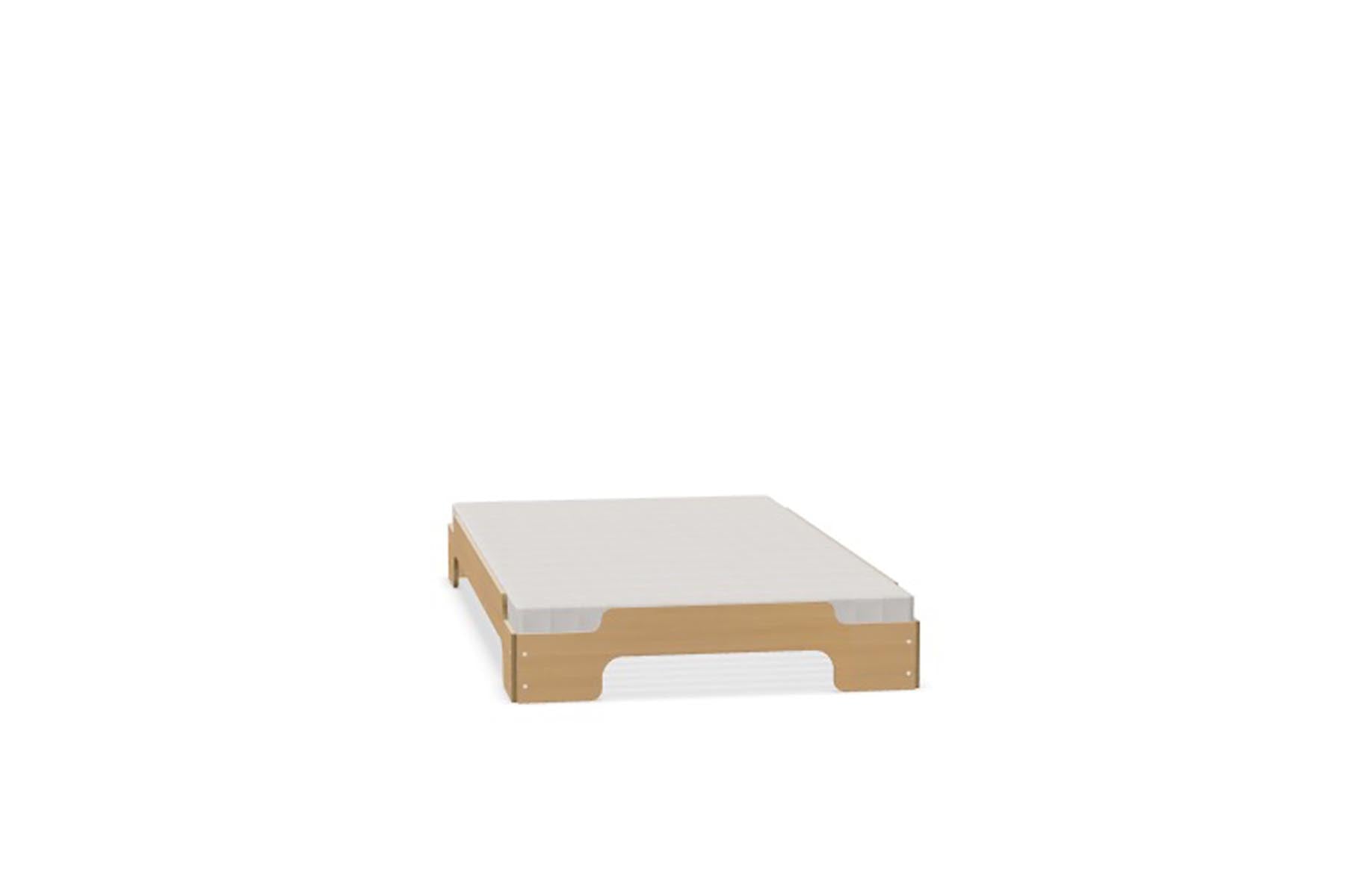 Stapelliege Komfort in Eiche furniert präsentiert im Onlineshop von KAQTU Design AG. Bett ist von Müller Möbelwerkstätten