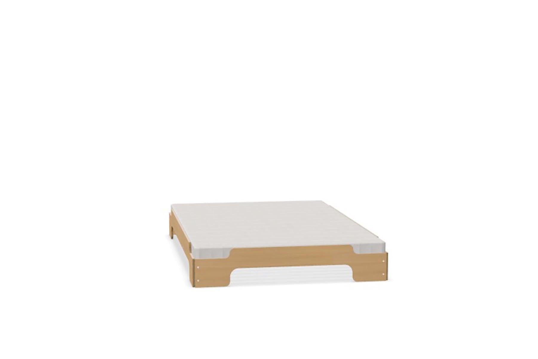 Stapelliege Komfort in Eiche furniert präsentiert im Onlineshop von KAQTU Design AG. Bett ist von Müller Möbelwerkstätten