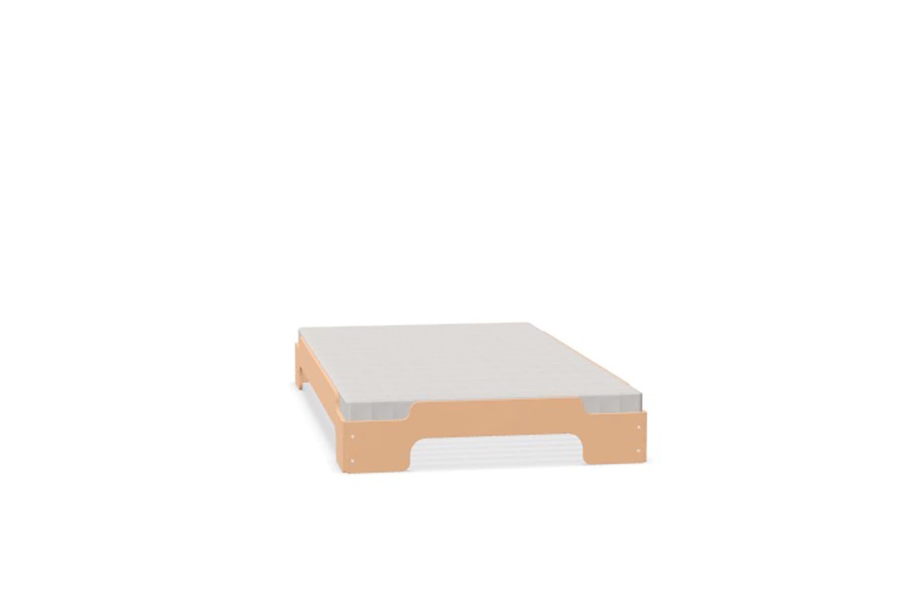 Stapelliege Komfort in Mildorange präsentiert im Onlineshop von KAQTU Design AG. Bett ist von Müller Möbelwerkstätten