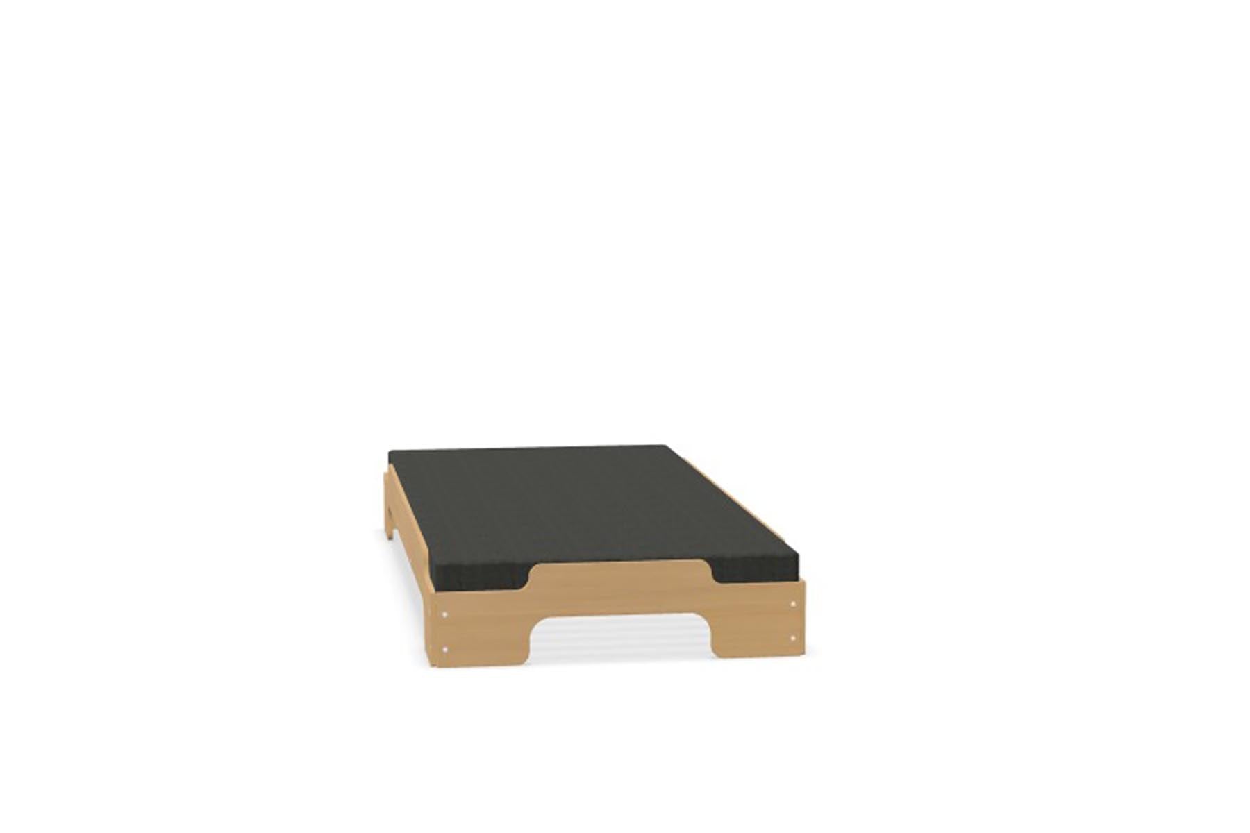 Stapelliege Komfort in Eiche massiv präsentiert im Onlineshop von KAQTU Design AG. Bett ist von Müller Möbelwerkstätten