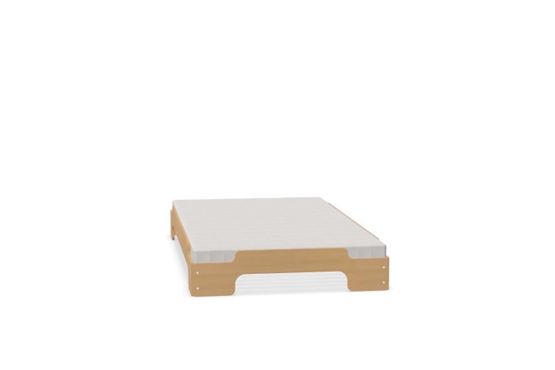 Stapelliege Komfort in Eiche massiv präsentiert im Onlineshop von KAQTU Design AG. Bett ist von Müller Möbelwerkstätten