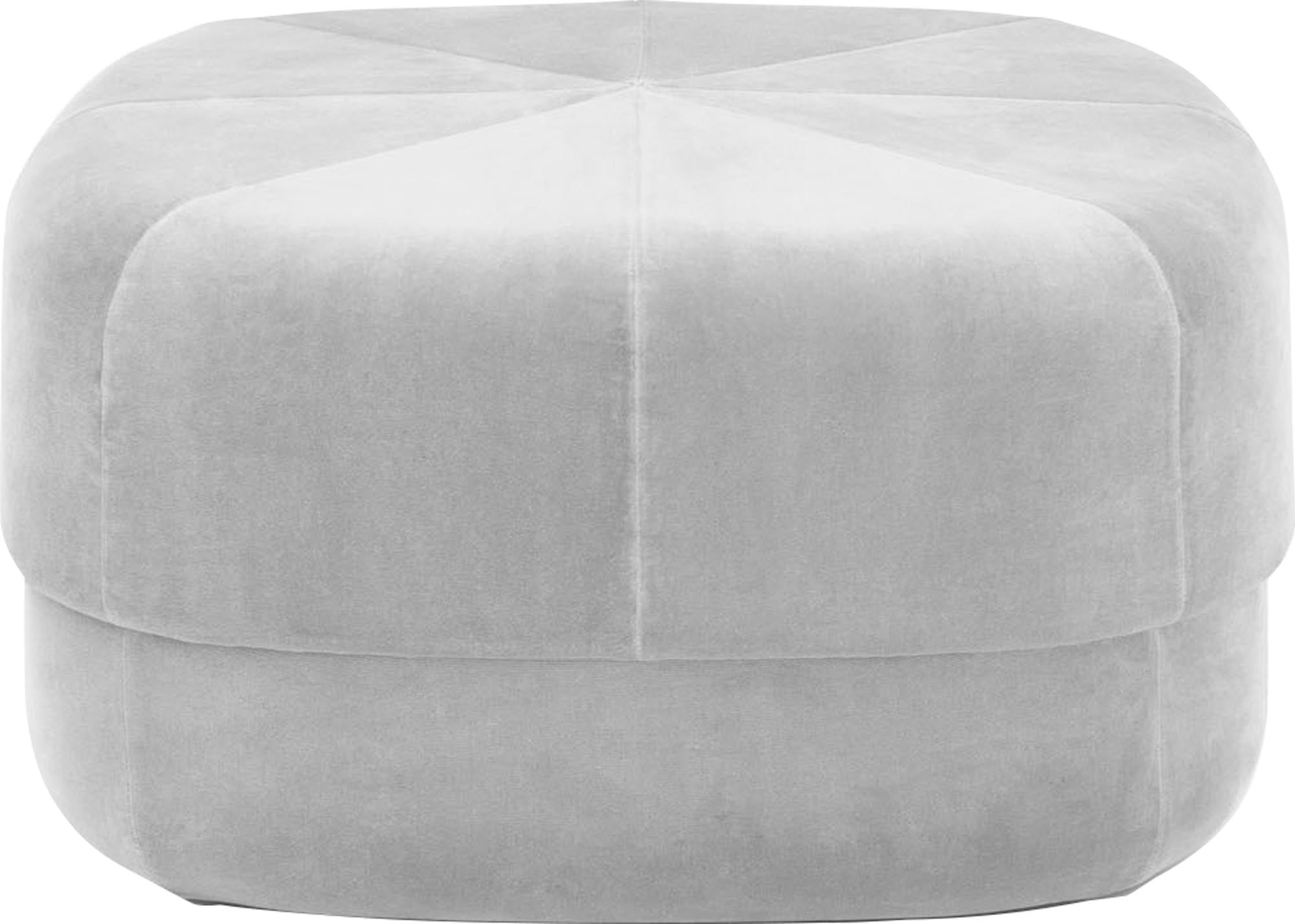 Circus Pouf Gross beige/Velour in  präsentiert im Onlineshop von KAQTU Design AG. Pouf ist von Normann Copenhagen
