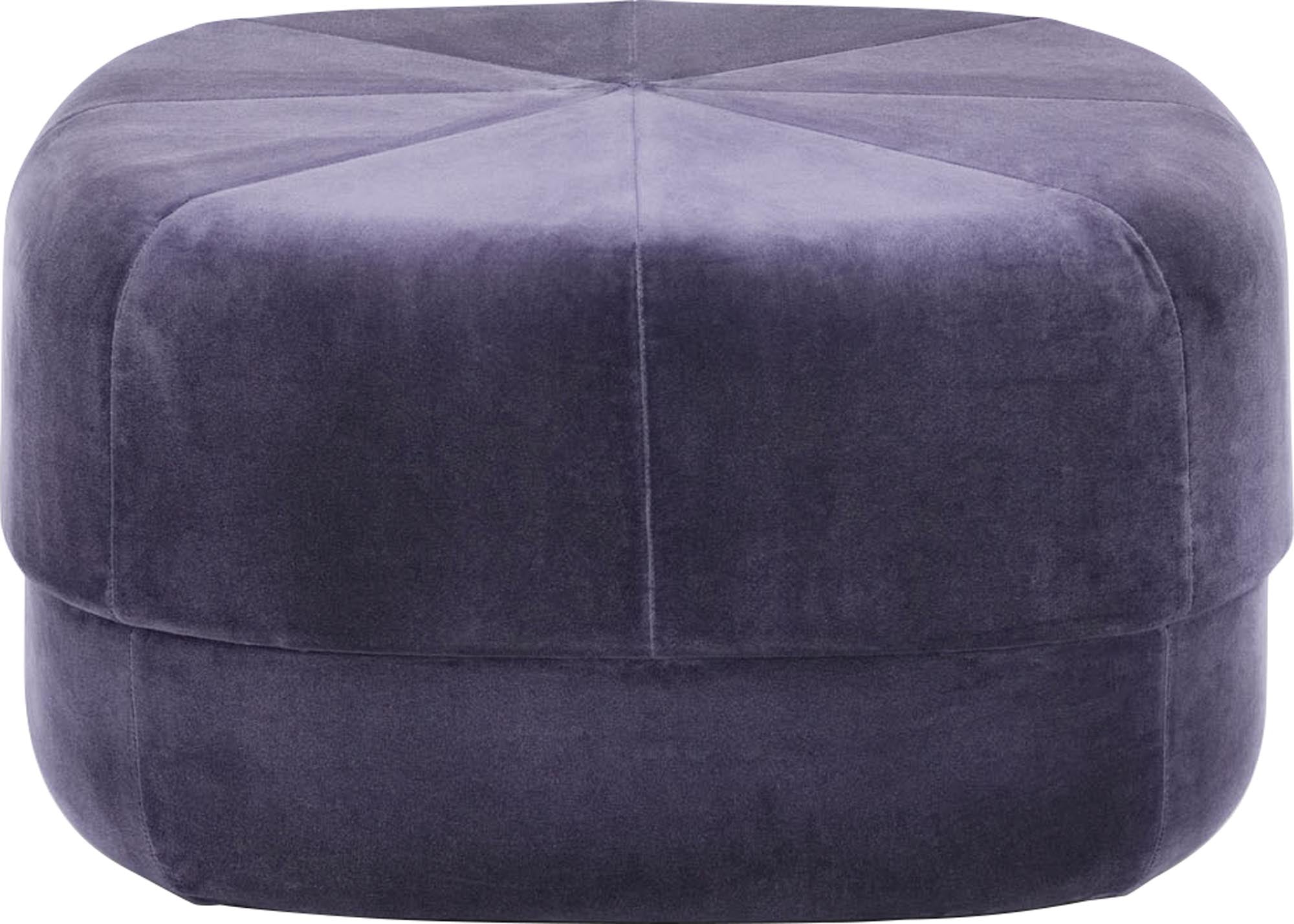Circus Pouf Gross lila/Velour in  präsentiert im Onlineshop von KAQTU Design AG. Pouf ist von Normann Copenhagen