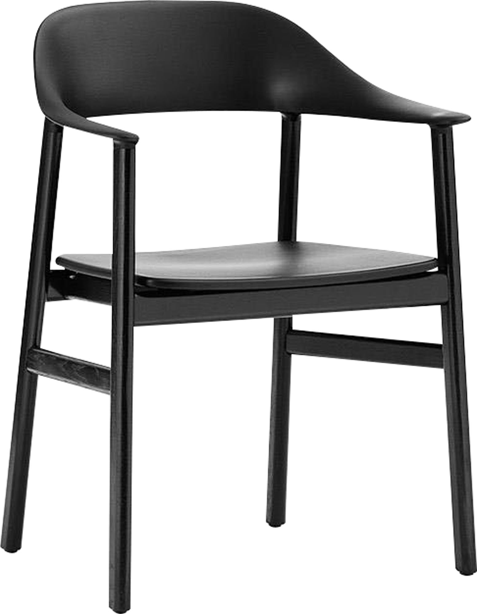 Herit Armlehnstuhl von Normann Copenhagen: Eleganz und Komfort vereint in einem dänischen Designklassiker aus Eiche und Kunststoff.