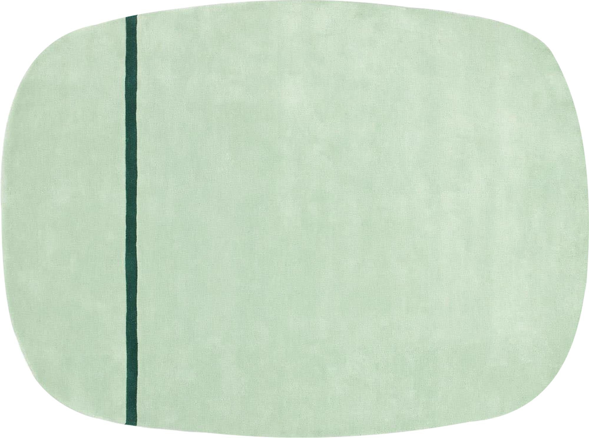 Oona Teppich 90x200 in Grau: Handgefertigt aus neuseeländischer Wolle, vereint er stilvolle Formen und vielseitige Einsatzmöglichkeiten.