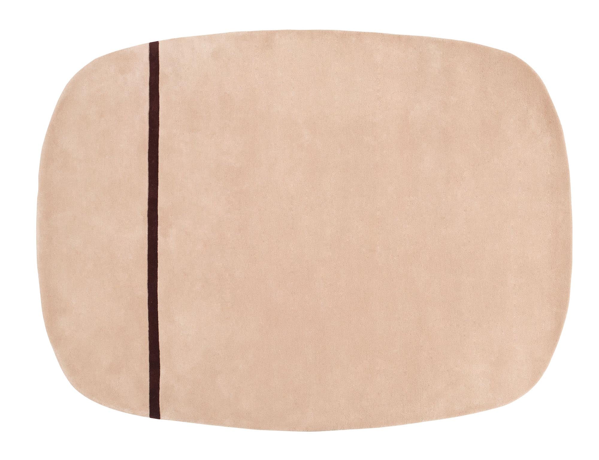 Oona Teppich 90x200 in Grau: Handgefertigt aus neuseeländischer Wolle, vereint er modernes Design mit vielseitigen Einsatzmöglichkeiten.