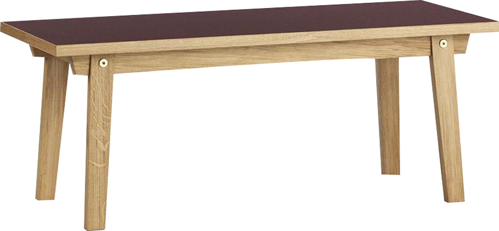 Entdecken Sie die Slice Bank vol. 2 von Normann Copenhagen. Diese elegante Eichenbank (38x160 cm) vereint skandinavisches Design mit Funktionalität.