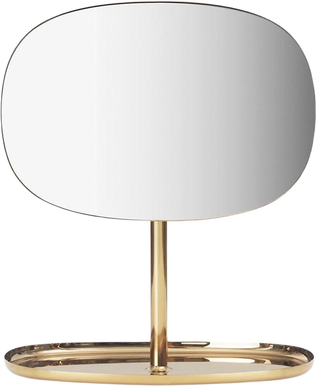 Flip Spiegel Messing in präsentiert im Onlineshop von KAQTU Design AG. Tischspiegel ist von Normann Copenhagen