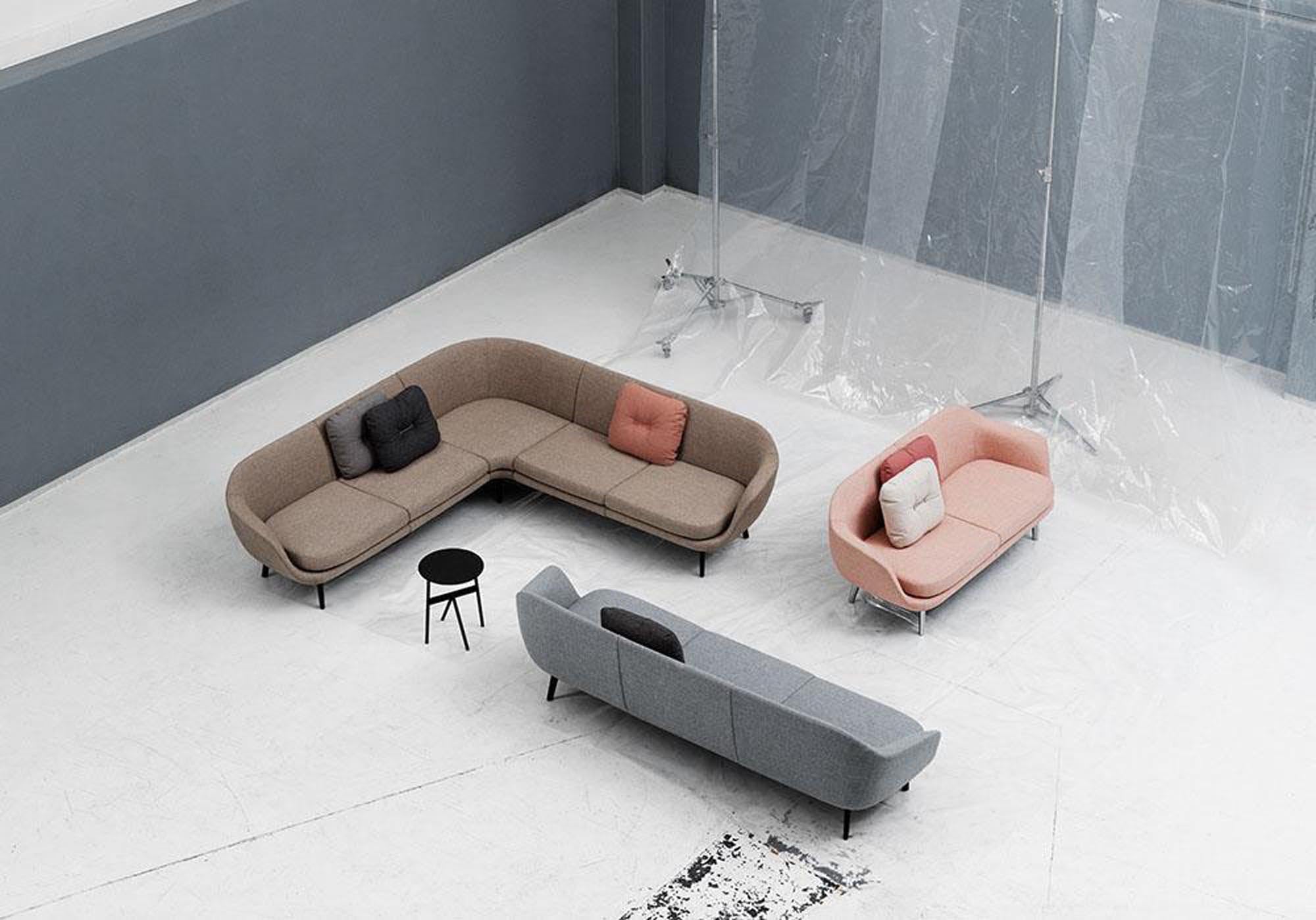 Stilvolles Sum Sofa 120 mit rechter Armlehne von Normann Copenhagen.
