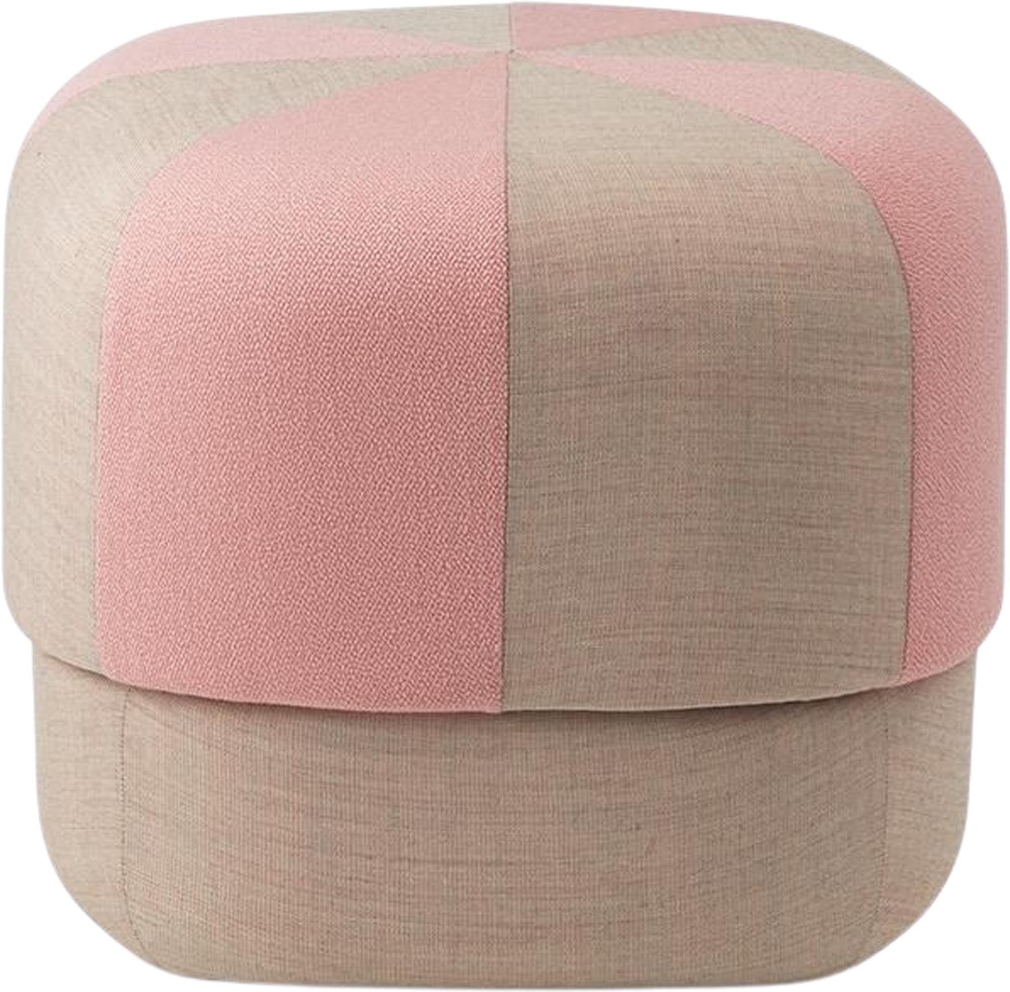 Circus Pouf Duo Klein Rose in  präsentiert im Onlineshop von KAQTU Design AG. Hocker ist von Normann Copenhagen