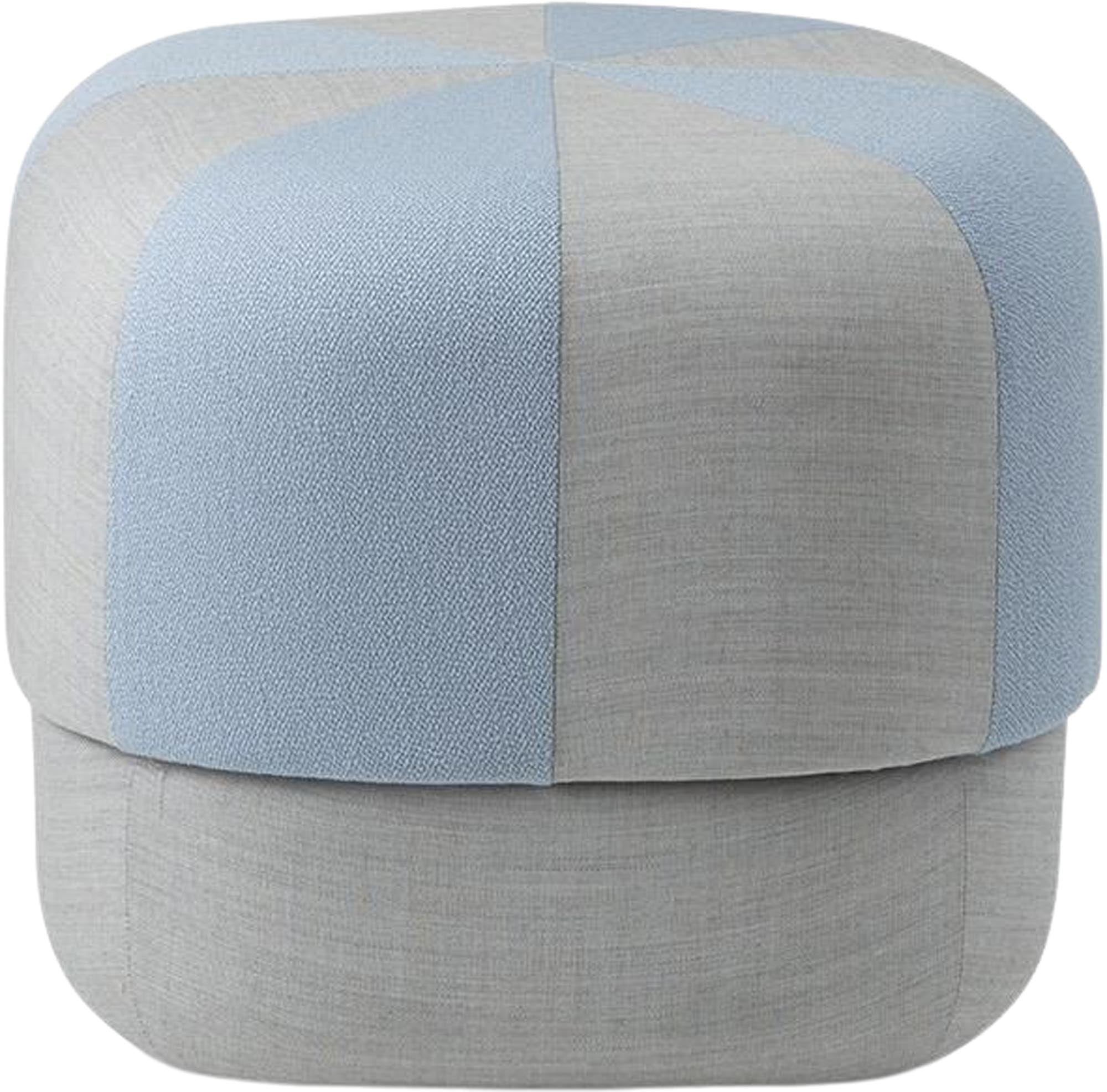 Circus Pouf Duo Klein Hellblau in  präsentiert im Onlineshop von KAQTU Design AG. Hocker ist von Normann Copenhagen