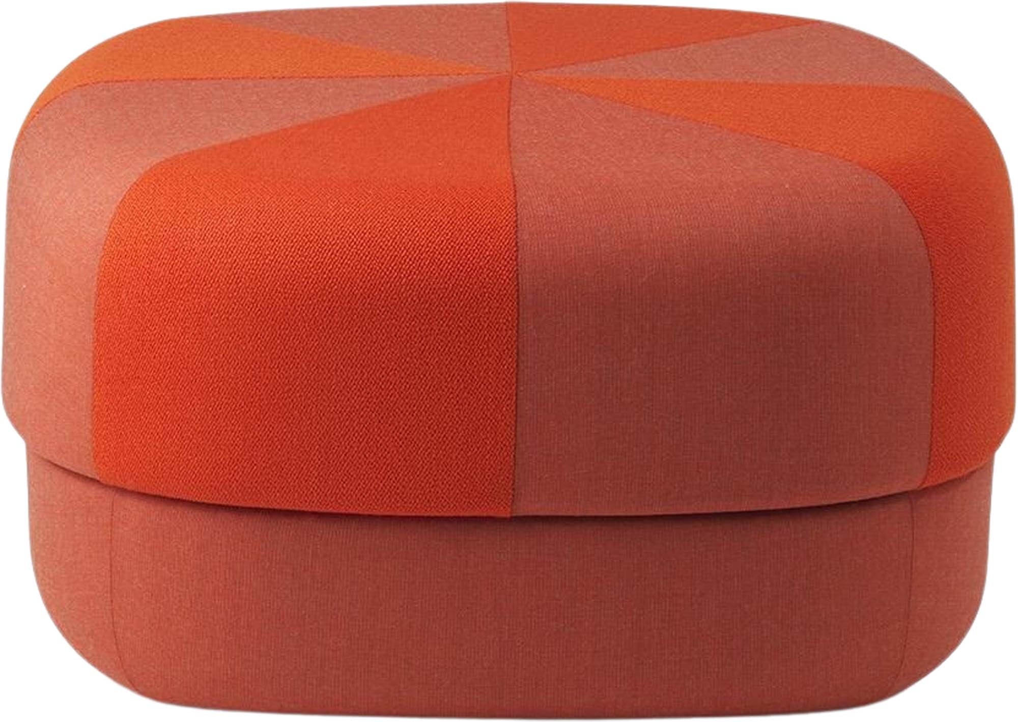 Circus Pouf Duo Gross Orange in präsentiert im Onlineshop von KAQTU Design AG. Hocker ist von Normann Copenhagen