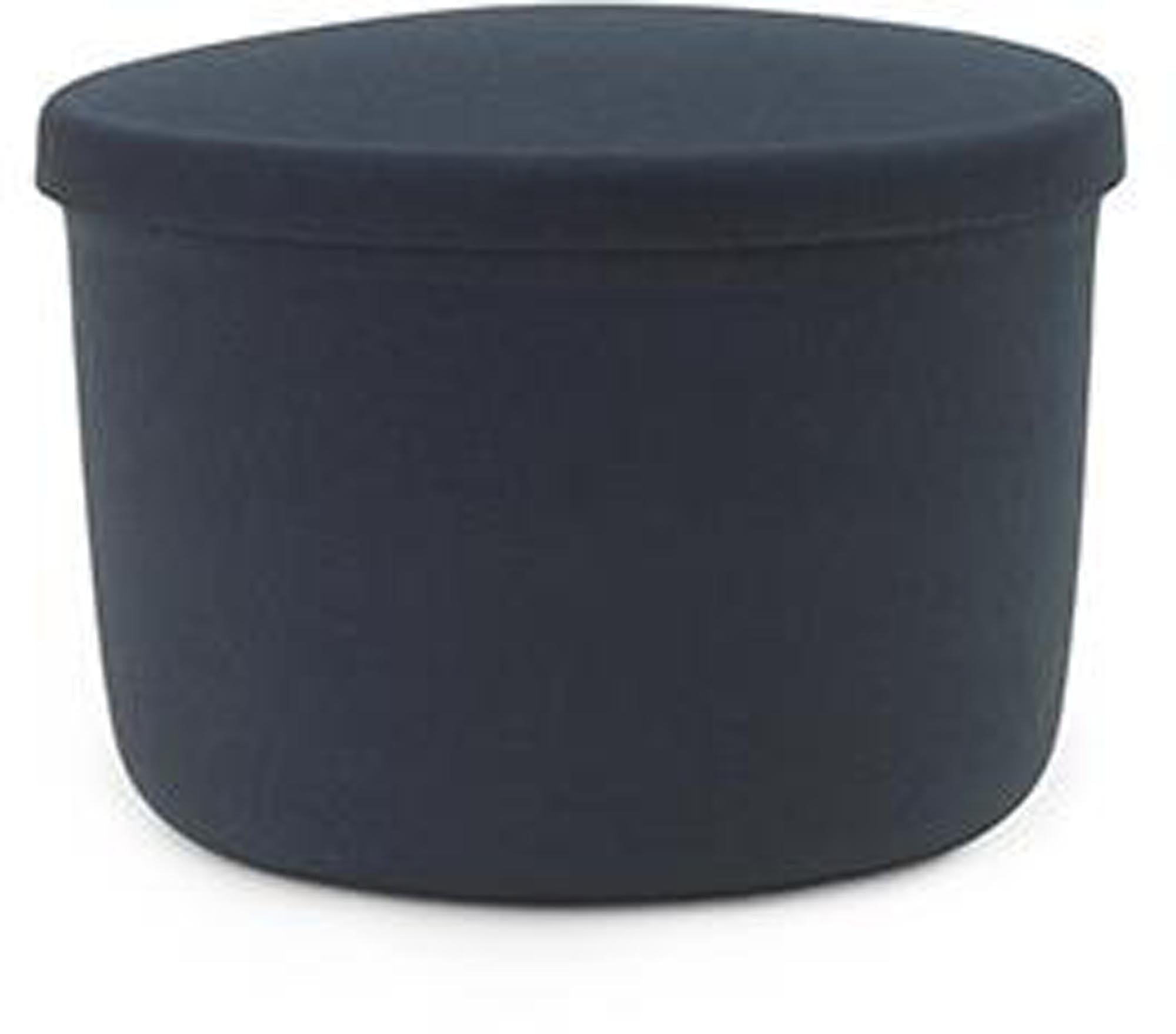 Kleiner Hide Storage Pouf von Normann Copenhagen: Eleganter PET-Filz, ideal für stilvolle Aufbewahrung und als bequeme Sitzgelegenheit.