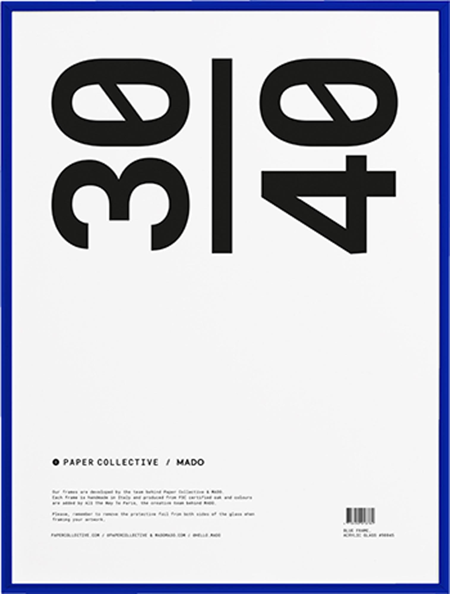 Moderner Kunstdruck im Rahmen von Paper Collective für stilvolle Räume.