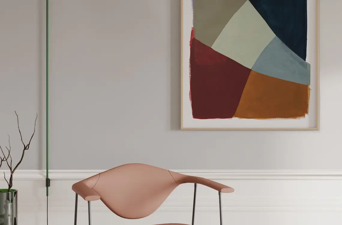 Painted Shapes 03  in Braun / Orange / Beige präsentiert im Onlineshop von KAQTU Design AG. Bild ist von Paper Collective