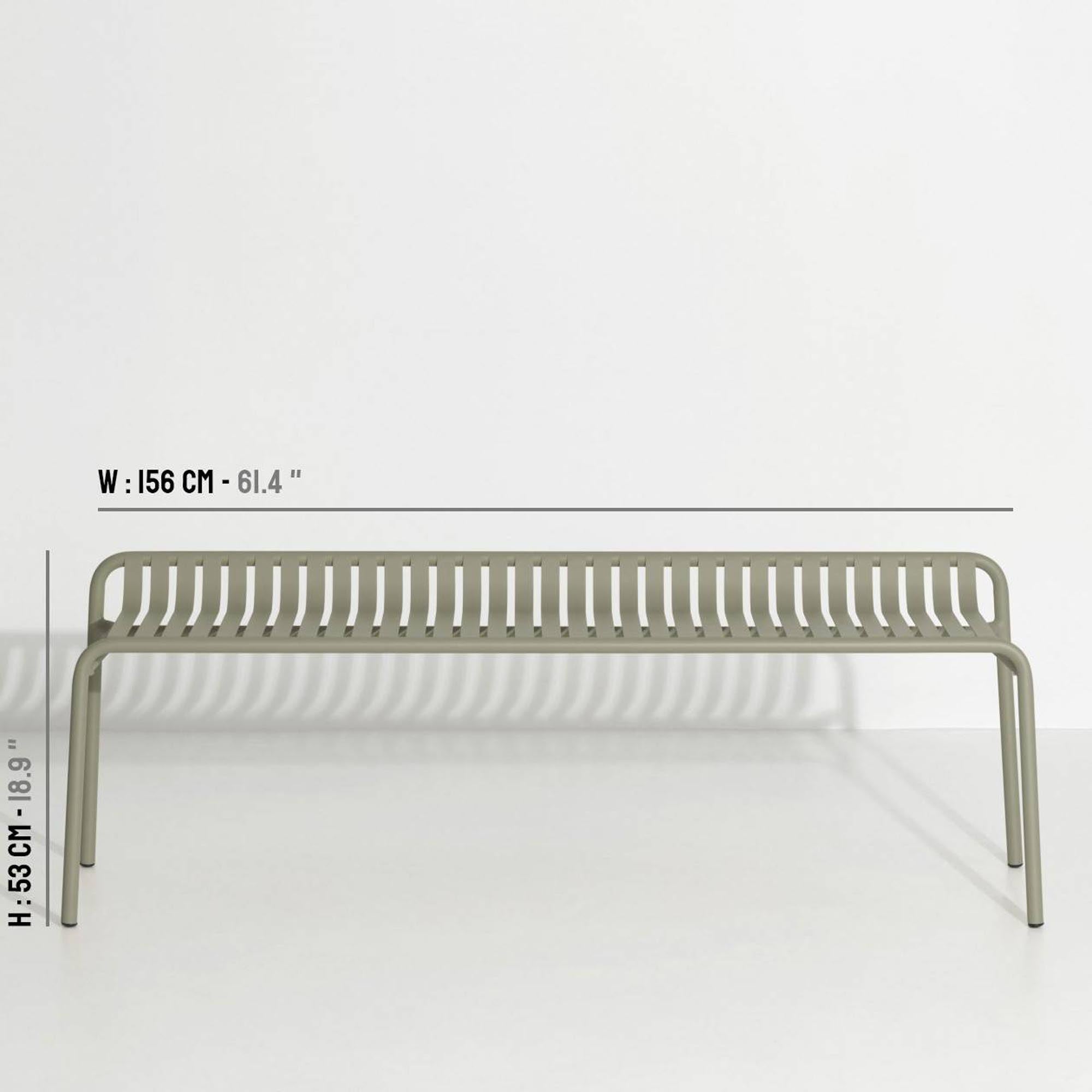 Stilvolle Week-End Gartenbank von Petite Friture in 9 Farben.