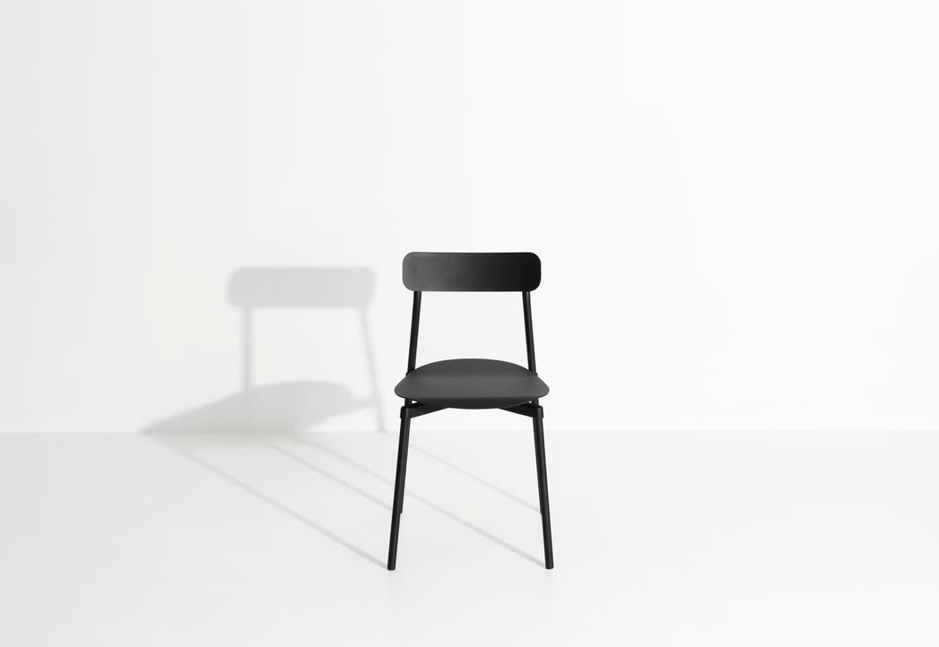 Fromme Stuhl in Black präsentiert im Onlineshop von KAQTU Design AG. Gartenstuhl ist von Petite Friture