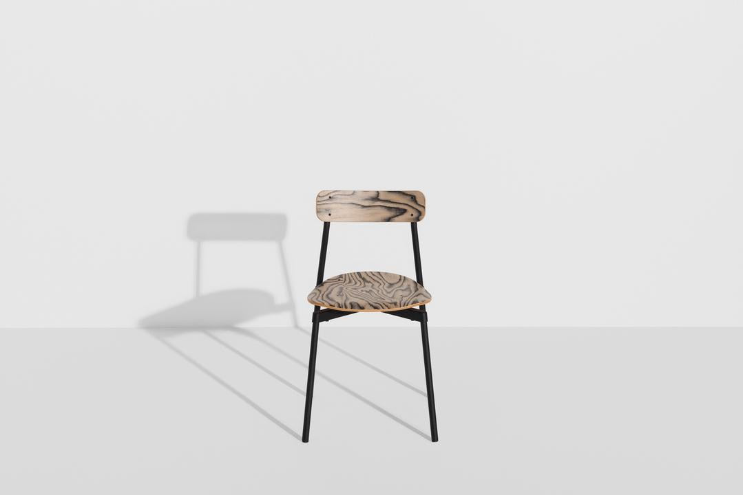Fromme Wood Stuhl in Black with Alpi präsentiert im Onlineshop von KAQTU Design AG. Gartenstuhl ist von Petite Friture