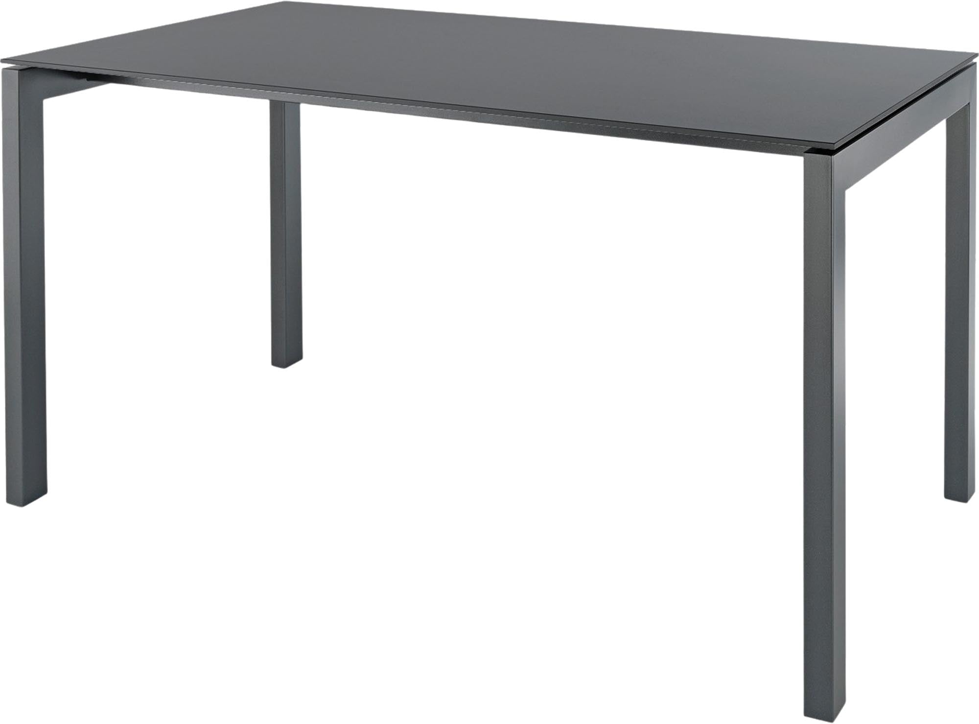 Luzern Glasfaser-Gartentisch 160x90 in Graphit präsentiert im Onlineshop von KAQTU Design AG. Gartentisch ist von Schaffner