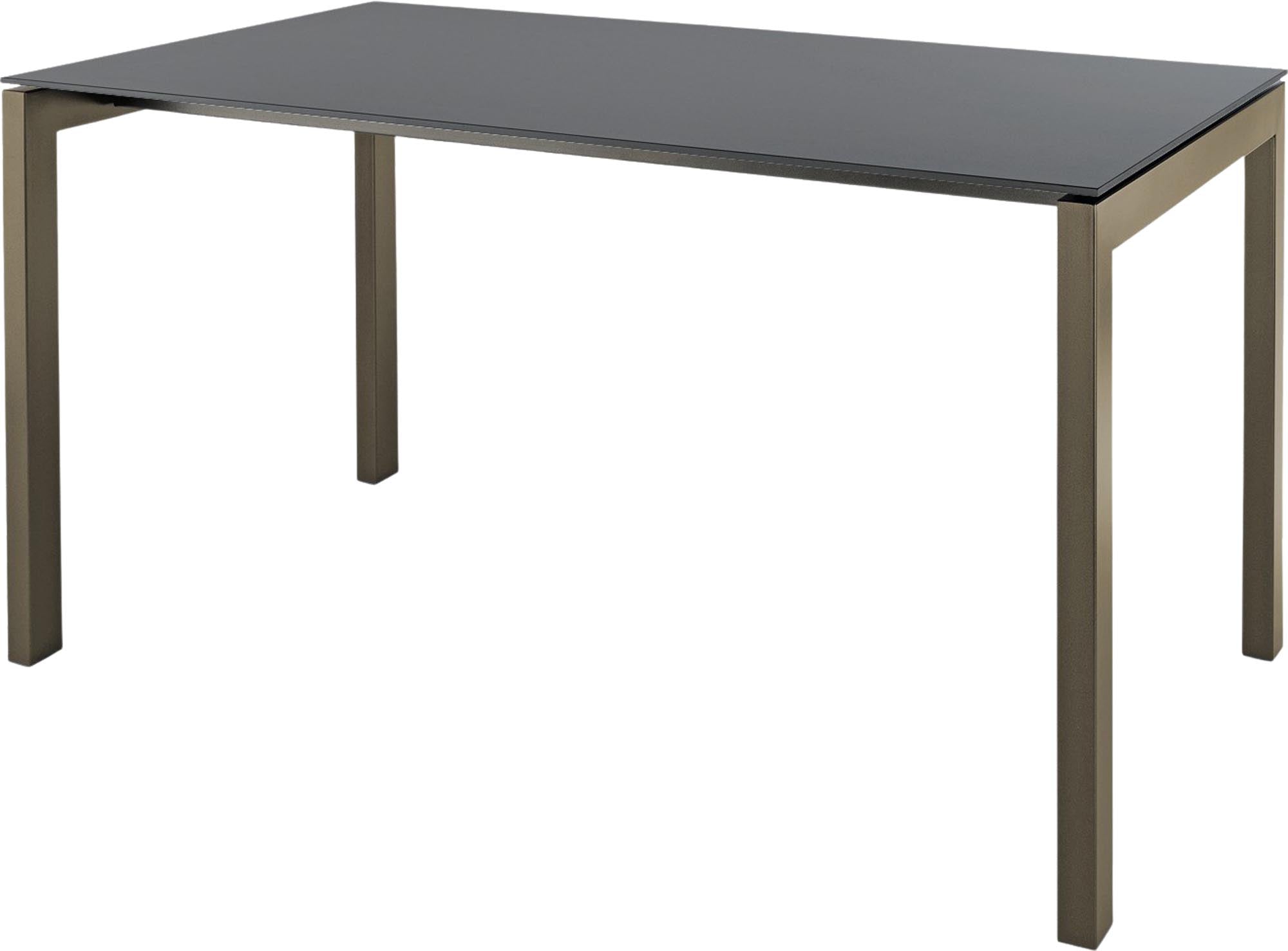 Luzern Glasfaser-Gartentisch 160x90 in Graphit / Champagner präsentiert im Onlineshop von KAQTU Design AG. Gartentisch ist von Schaffner