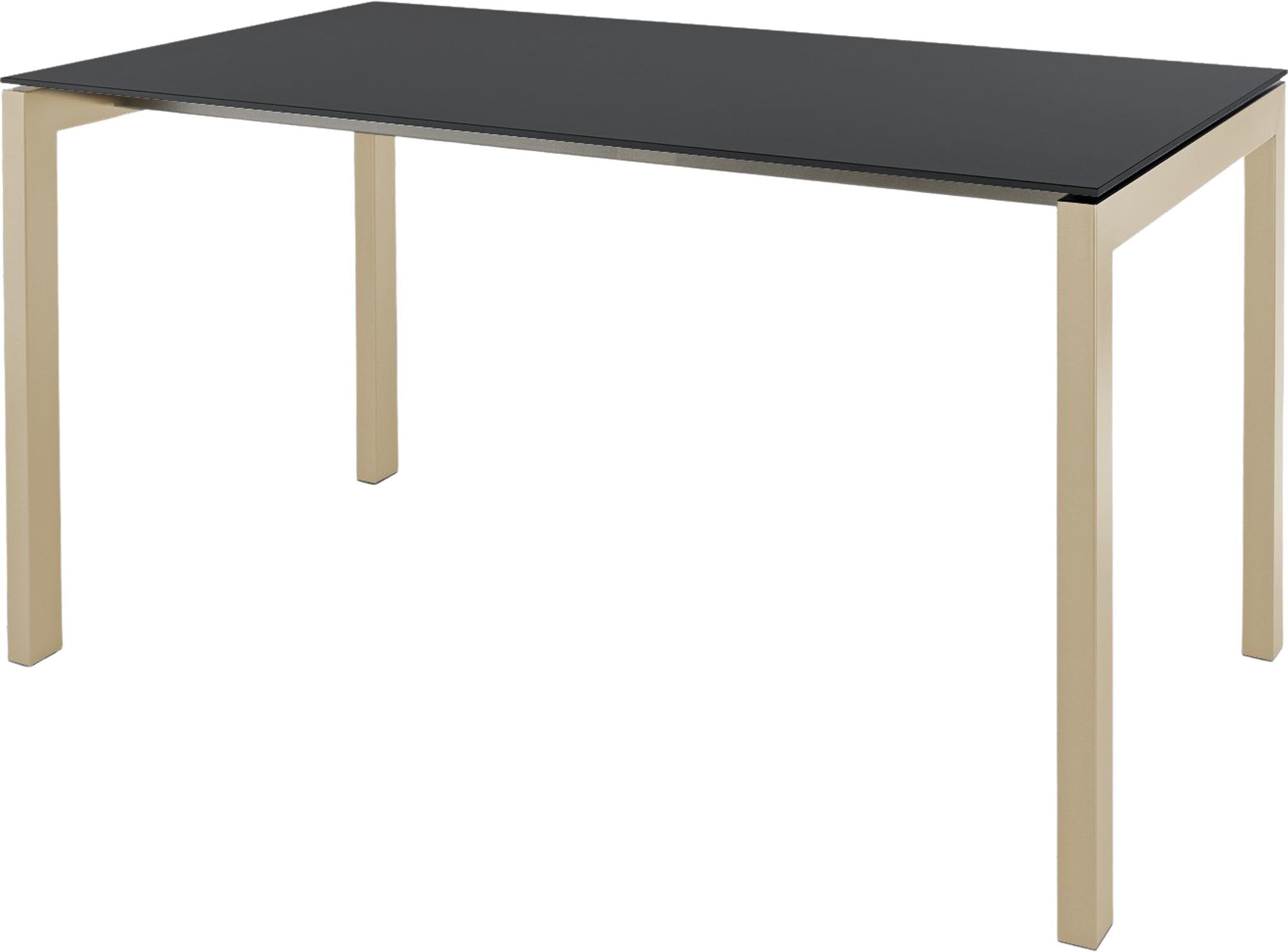 Luzern Glasfaser-Gartentisch 160x90 in Anthrazit / Pastellsand präsentiert im Onlineshop von KAQTU Design AG. Gartentisch ist von Schaffner