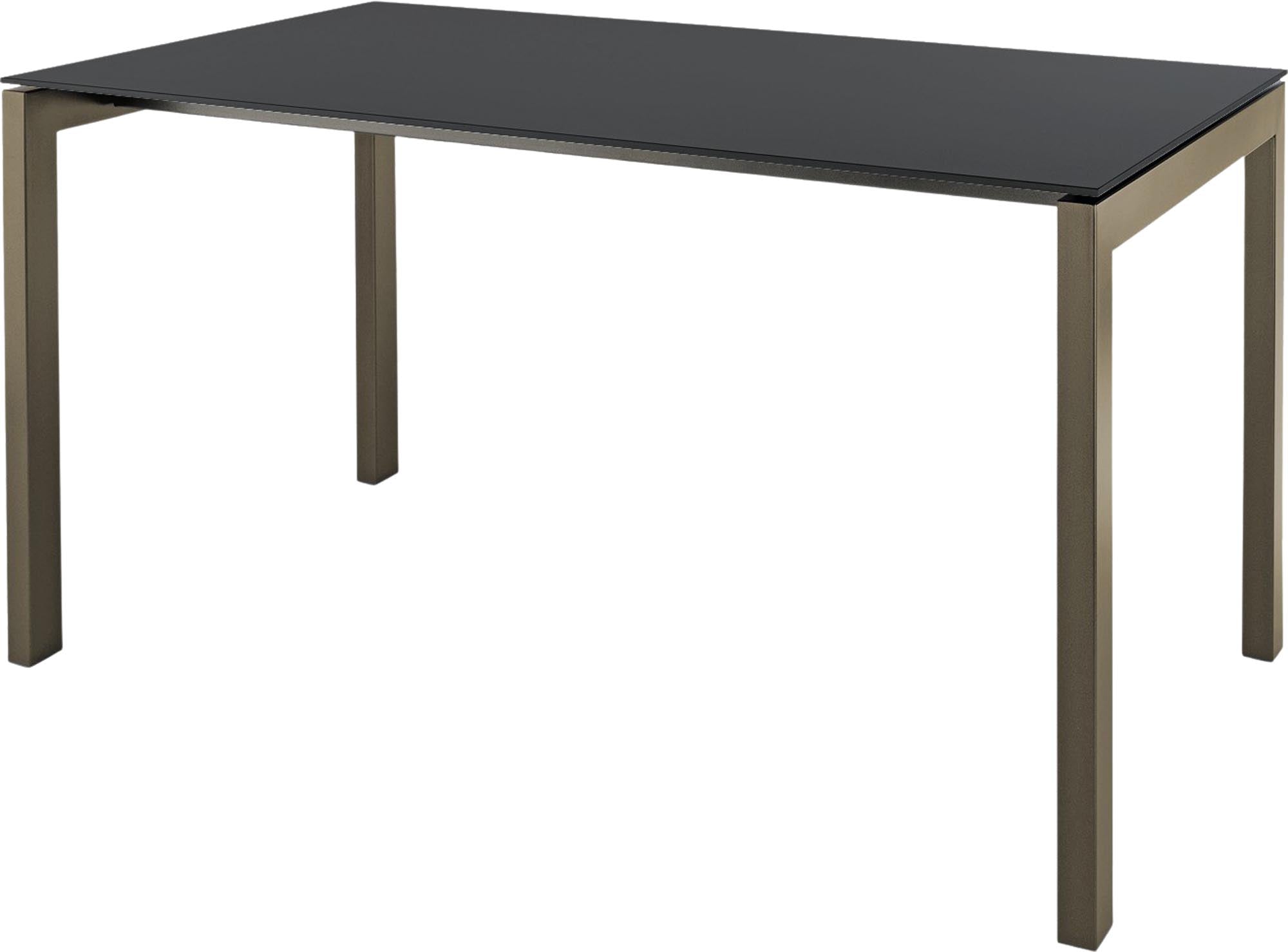 Luzern Glasfaser-Gartentisch 160x90 in Anthrazit / Champagner präsentiert im Onlineshop von KAQTU Design AG. Gartentisch ist von Schaffner