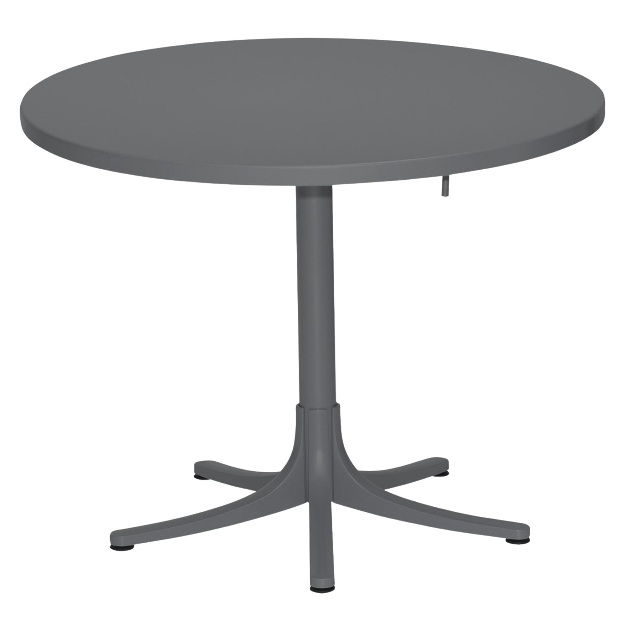 Metalltisch Arbon ⌀ 117: Eleganz und Langlebigkeit für draussen.