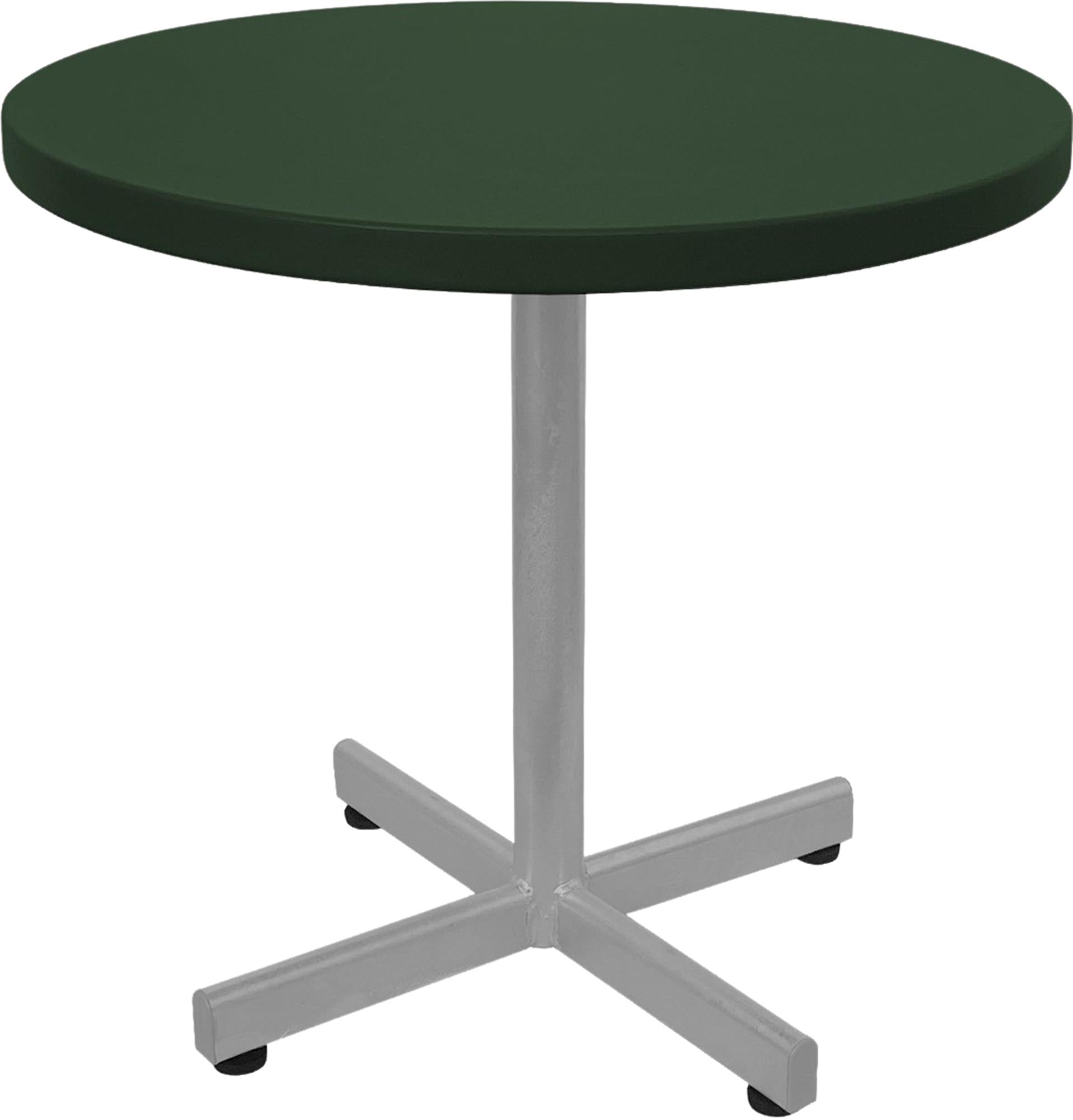 Moderner runder Metalltisch Basic von Schaffner für Gartenfreunde.