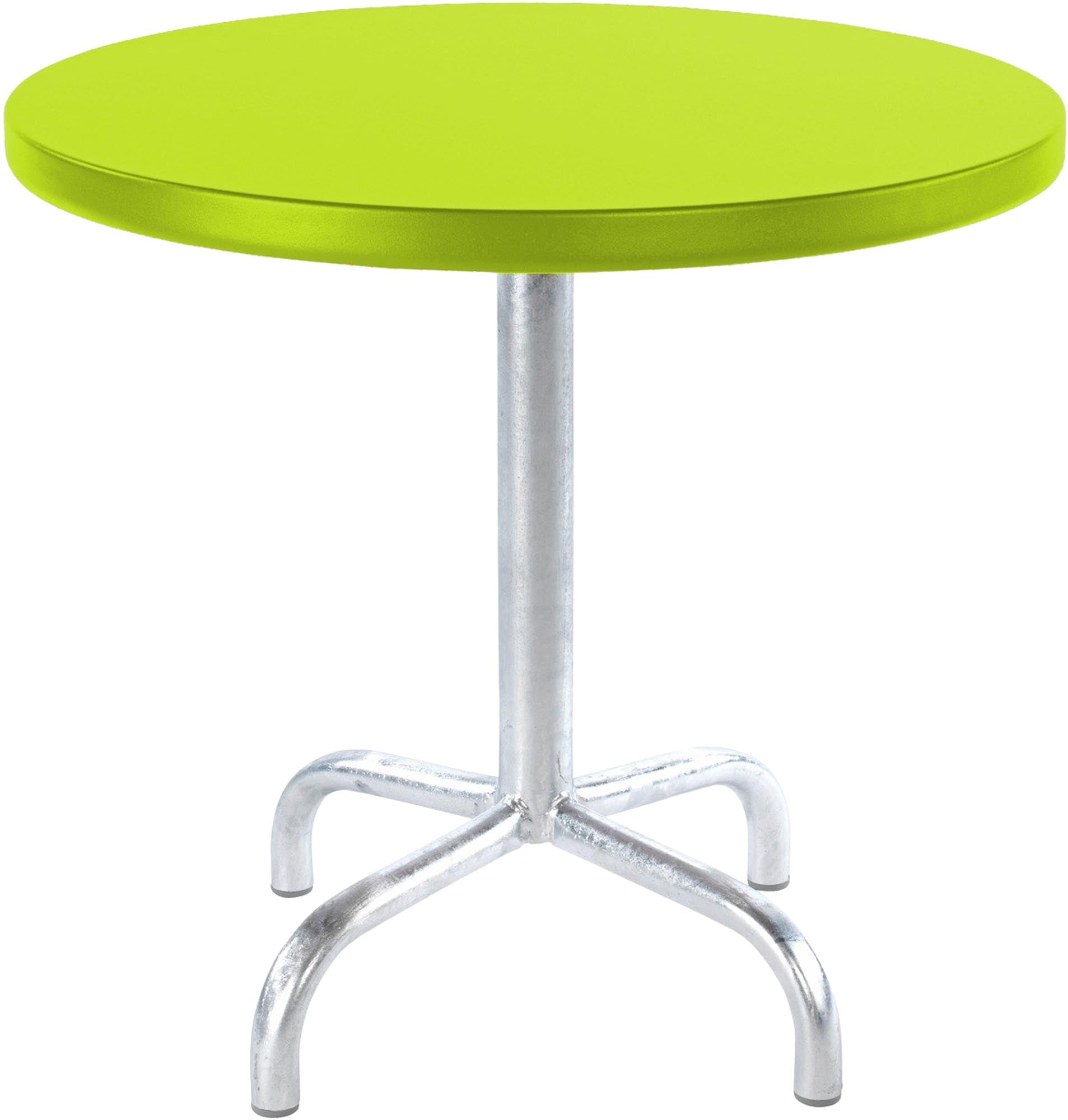 Moderner Säntis Metall-Beistelltisch für den Außenbereich, Ø 54 cm, ideal für stilvolle Akzente auf Terrasse oder Balkon.