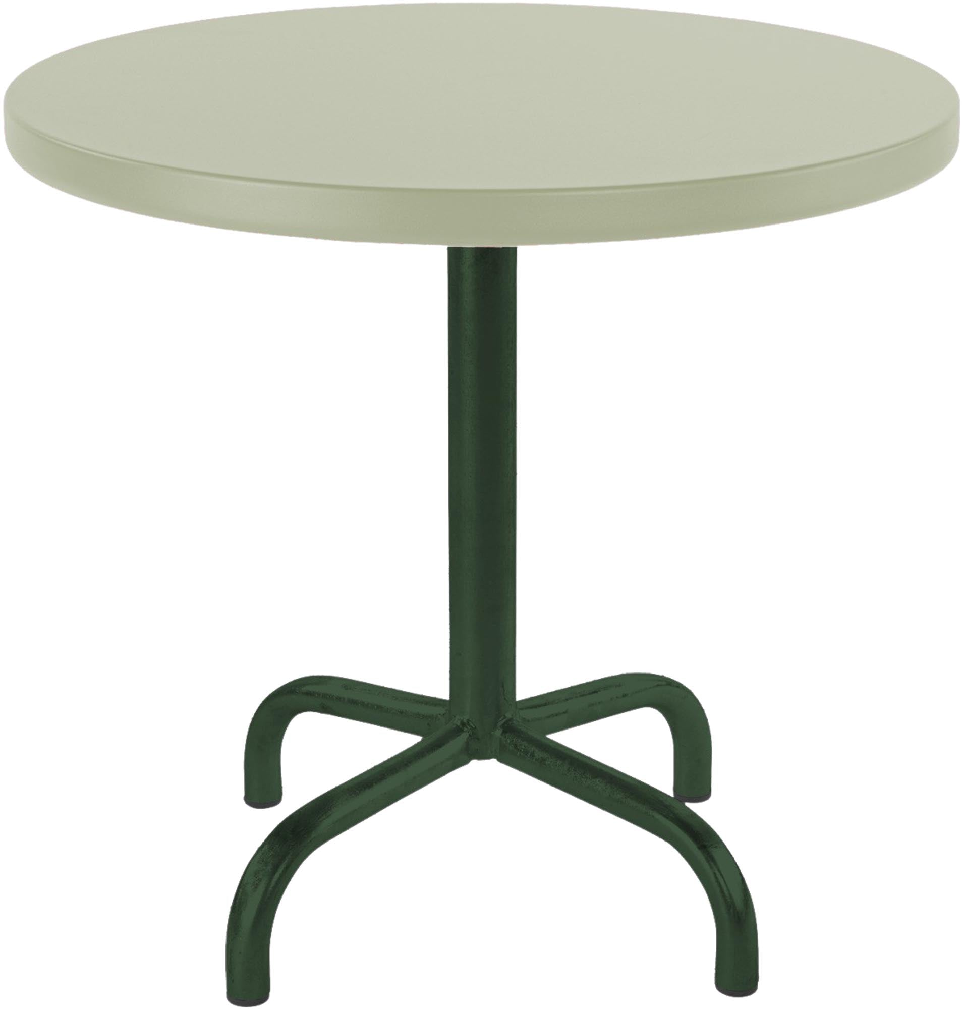 Moderner Säntis Metall-Beistelltisch für den Außenbereich, Ø 54 cm, ideal für stilvolle Akzente auf Terrasse oder Balkon.