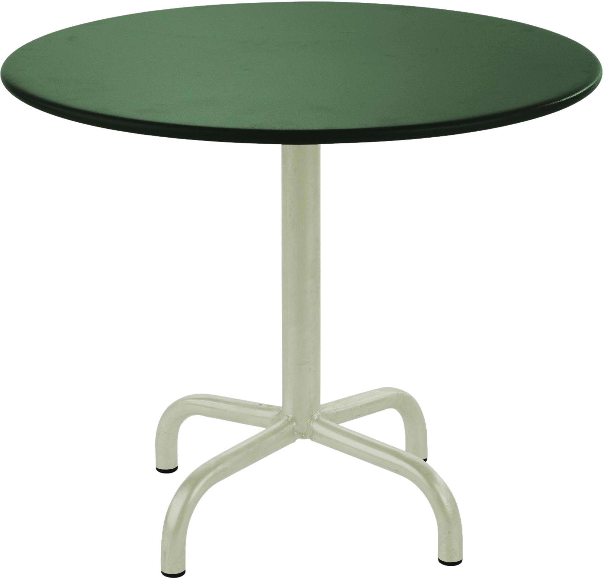 Säntis Metall-Beistelltisch Outdoor ø54 / 50 in Tannengrün präsentiert im Onlineshop von KAQTU Design AG. Beistelltisch Outdoor ist von Schaffner