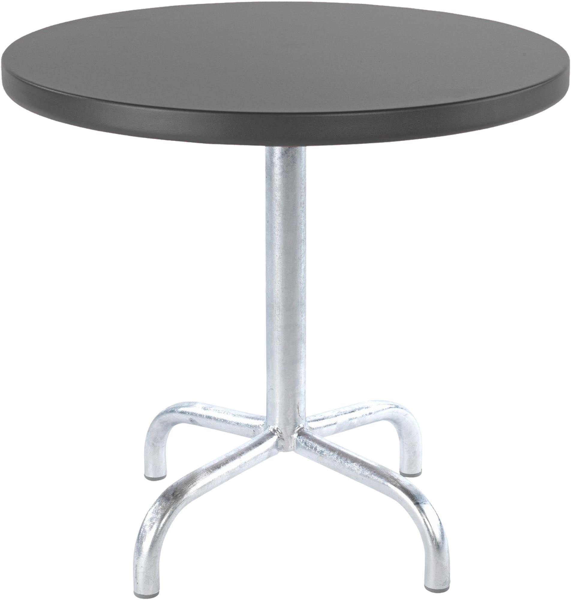 Eleganter Säntis Metall-Beistelltisch für den Außenbereich, ideal für gemütliche Stunden auf Balkon oder Terrasse.