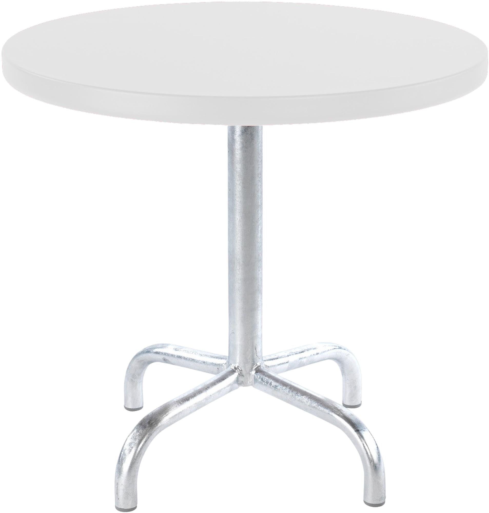 Metall-Beistelltisch für den Outdoor-Bereich, wetterfest, langlebig und stilvoll. Schweizer Qualität, leicht zerlegbar, ideal für Garten, Balkon oder Terrasse.
