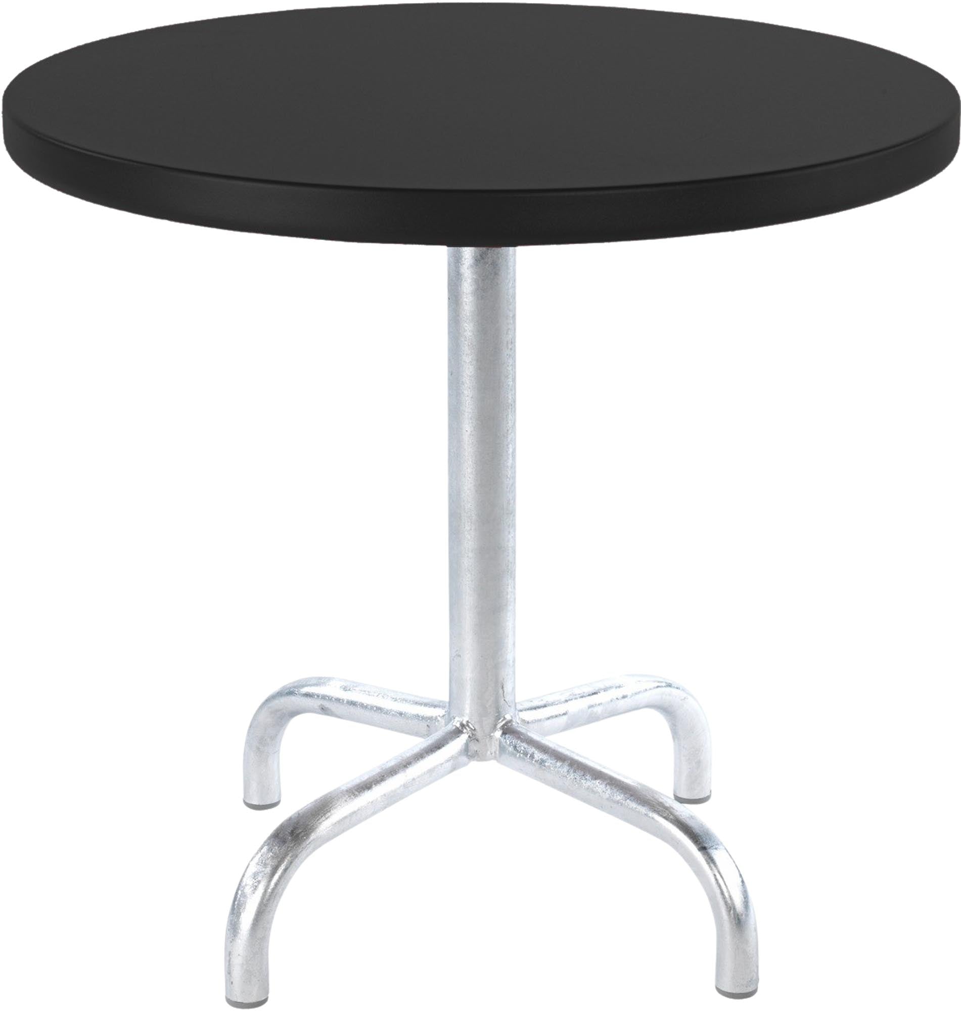 Robuster, wetterfester Metall-Beistelltisch ø54/50cm von Schaffner. Schweizer Qualität, langlebig, leicht zerlegbar – perfekt für Garten, Balkon & Terrasse.