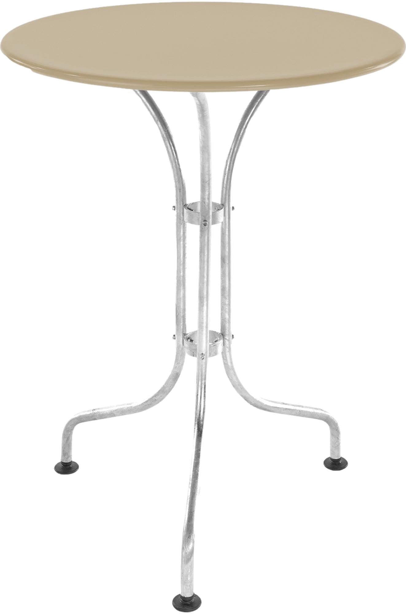 Hochwertiger St. Moritz Metall-Gartentisch ø60, wetterfest und langlebig. Perfekt für kleine Gärten, Balkone und Gastronomie im eleganten Design.