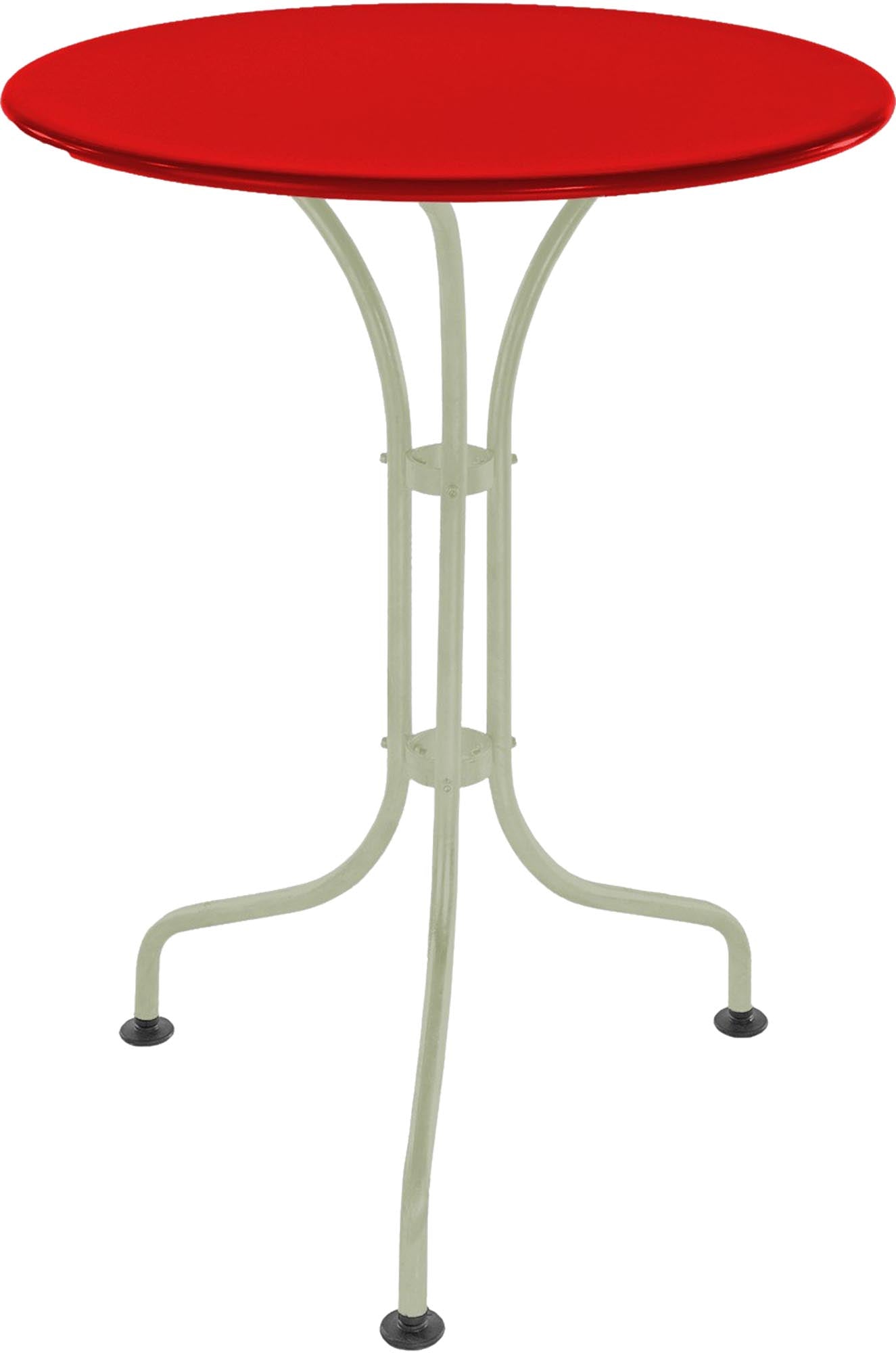 Eleganter runder Metall-Gartentisch ø60 von Schaffner, wetterfest und langlebig – perfekt für kleine Gärten, Balkone und gastronomische Außenbereiche.