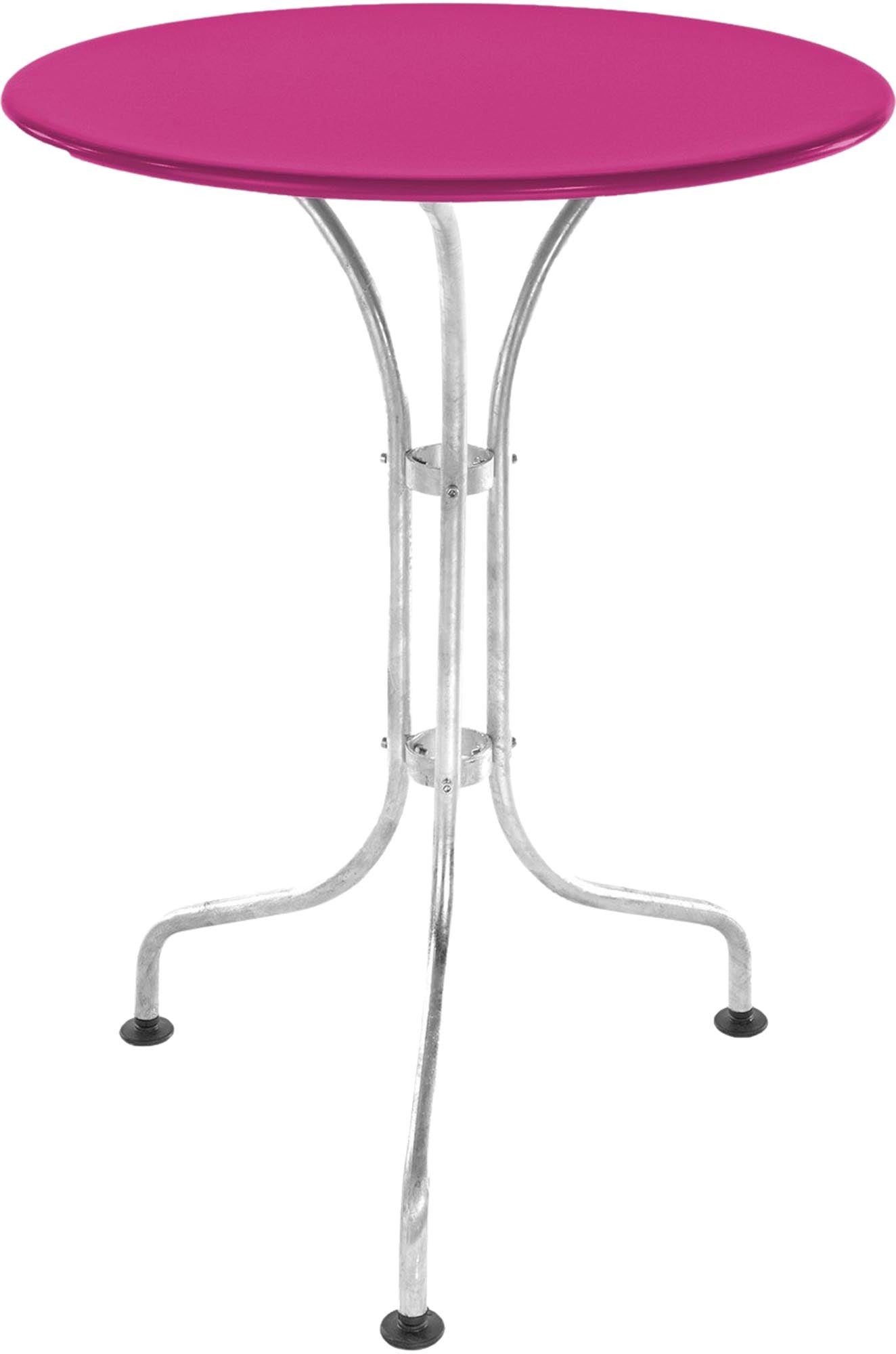 Eleganter Schaffner Metalltisch St. Moritz ø 60 für Terrassen.