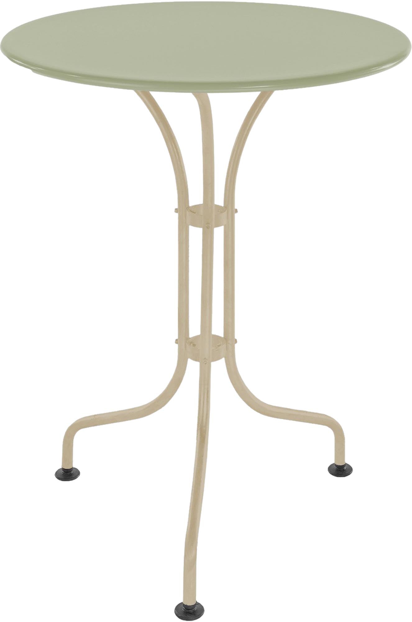 Entdecken Sie den eleganten Metalltisch St. Moritz ø 60 von Schaffner – ideal für gemütliche Stunden im Garten oder auf dem Balkon.