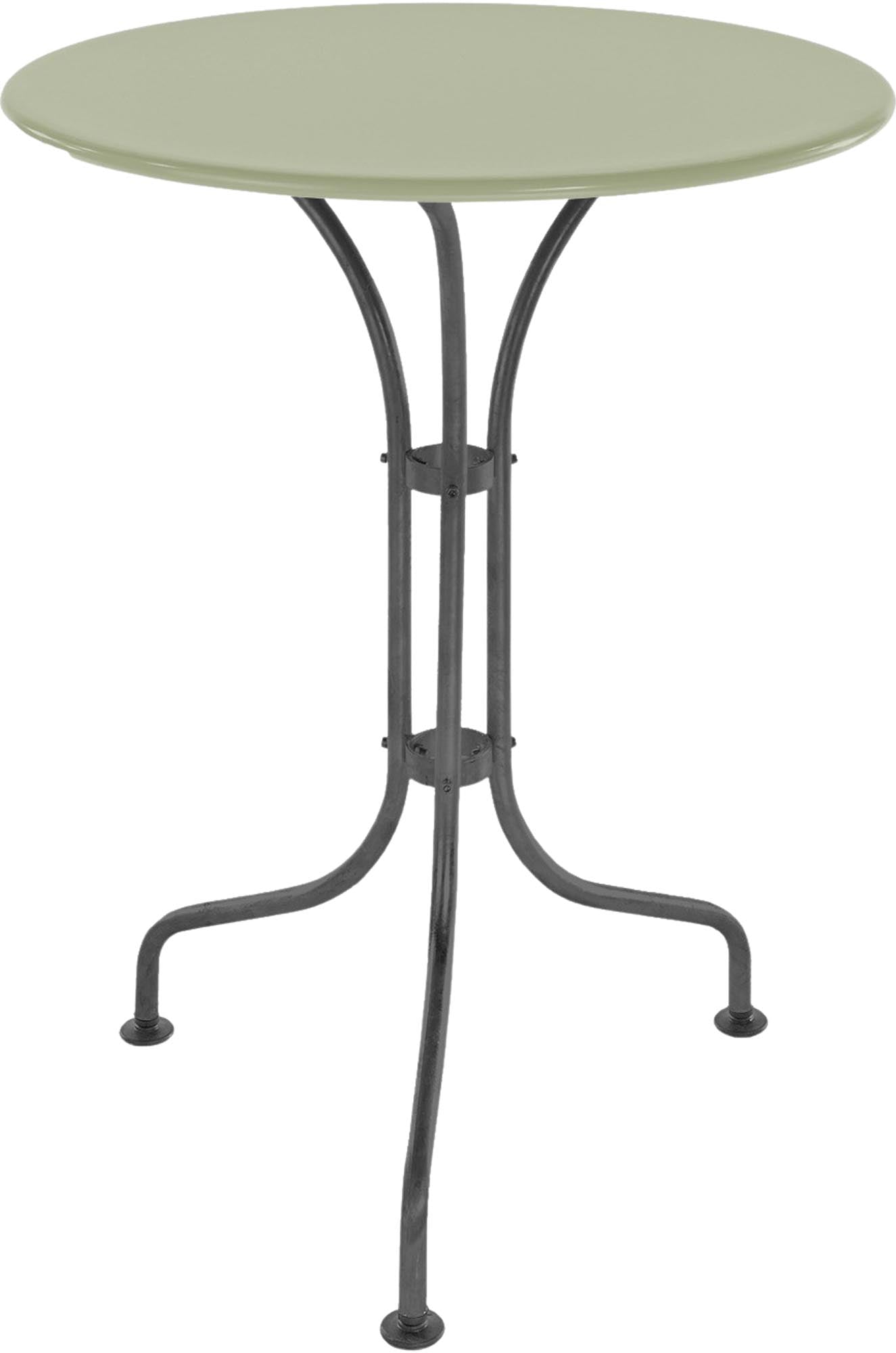 Hochwertiger St. Moritz Metall-Gartentisch ø60 aus wetterfestem Stahl, stilvoll, langlebig und pflegeleicht – ideal für kleine Gärten, Balkone und Gastronomie.