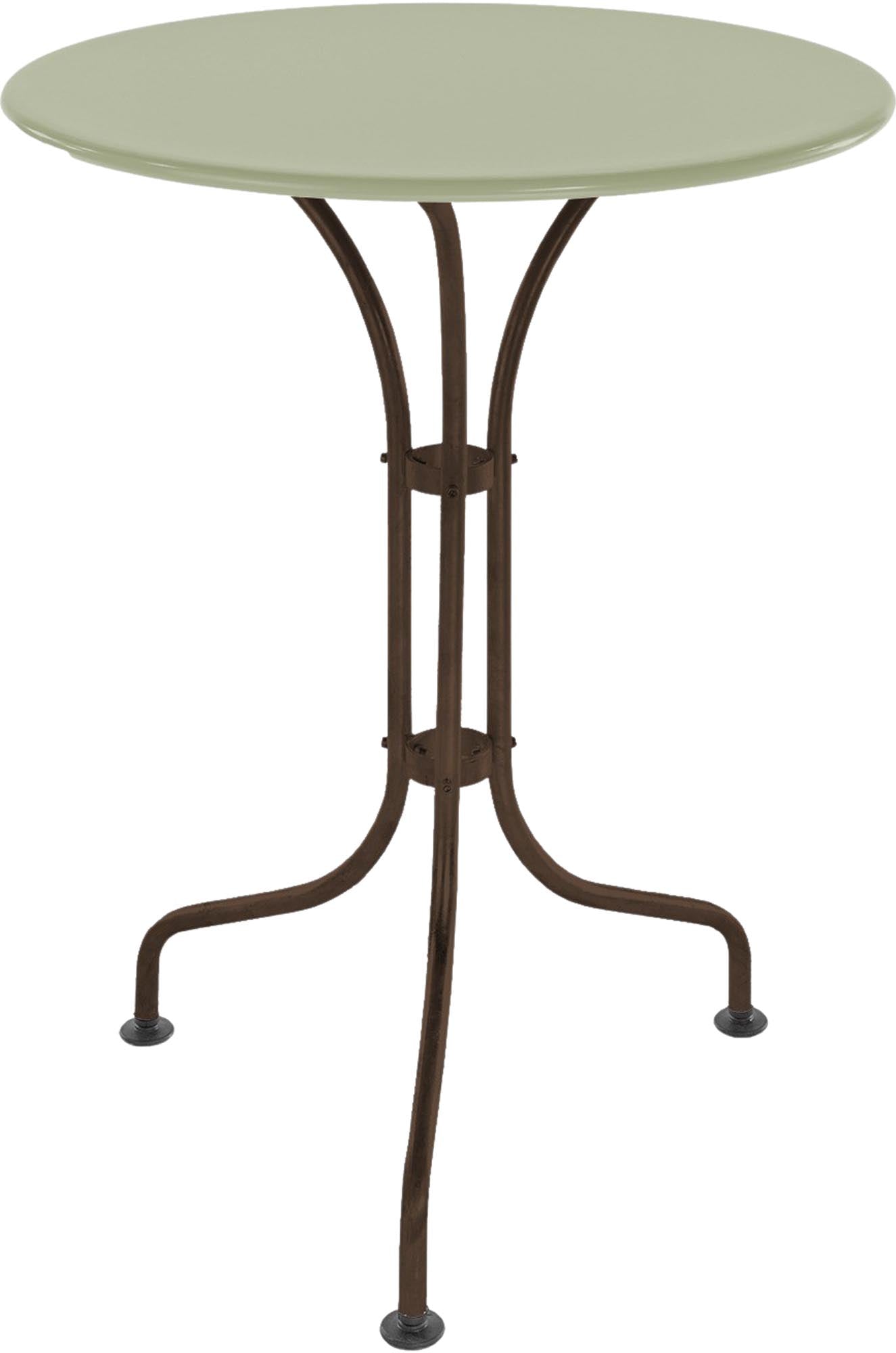 Stilvoller Metalltisch St. Moritz ø 60 von Schaffner – ideal für Garten und Balkon, robust, pflegeleicht und in verschiedenen Farben erhältlich.