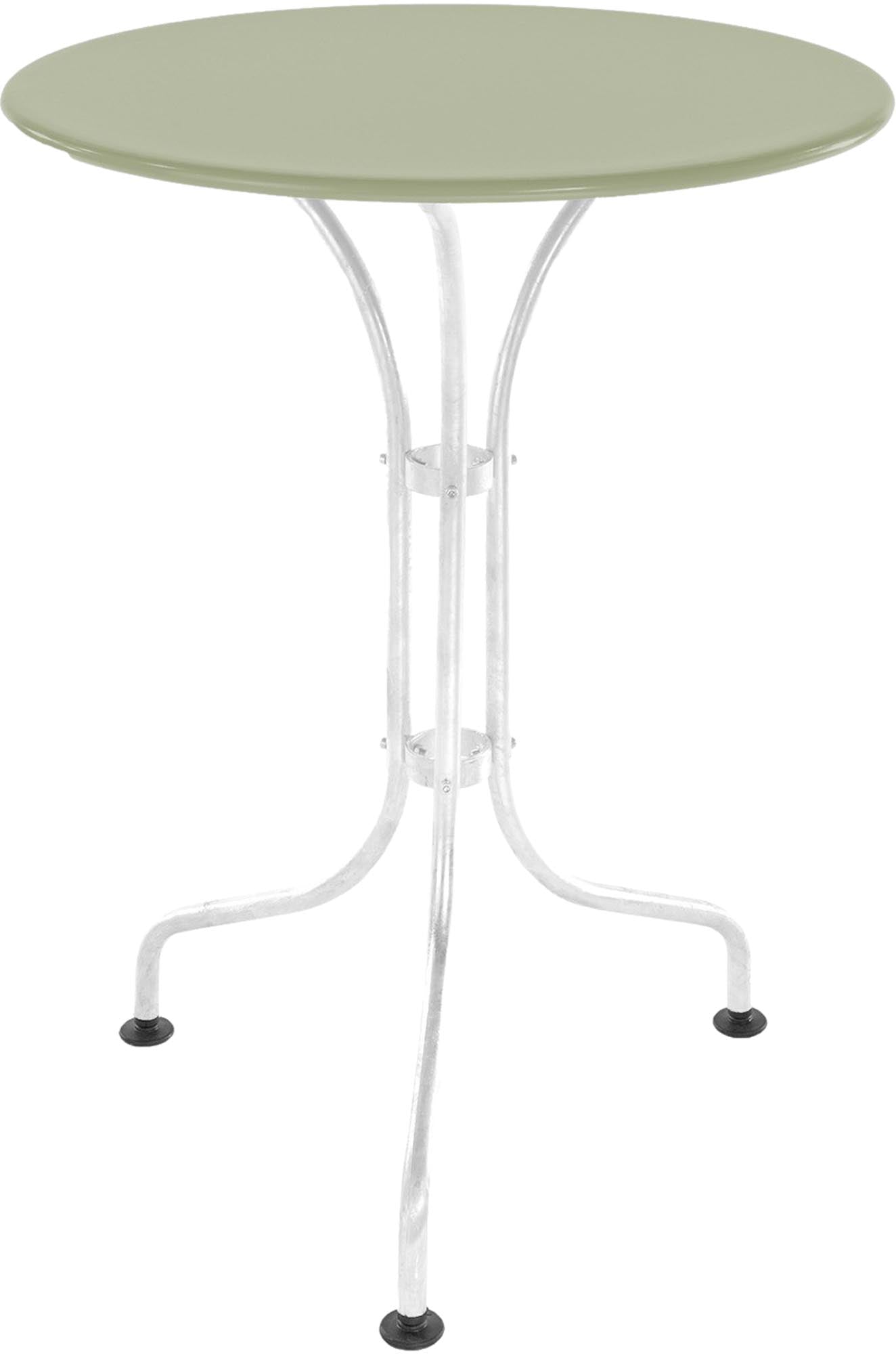 Entdecken Sie den eleganten Metalltisch St. Moritz ø 60 von Schaffner – perfekt für entspannte Stunden im Freien, wetterfest und individuell anpassbar.