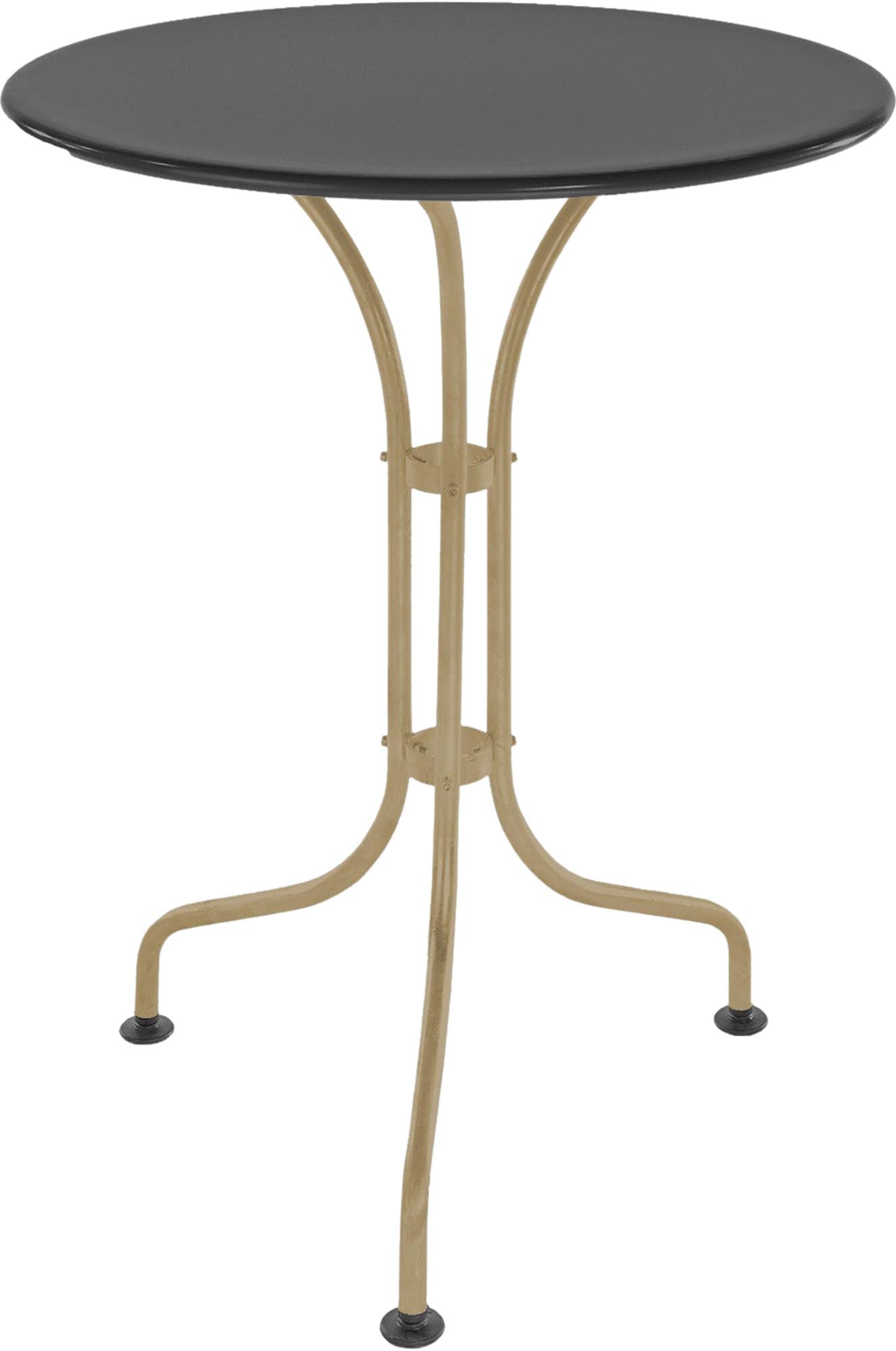 Stylischer Metalltisch St. Moritz ø 60 von Schaffner – ideal für Garten und Balkon, vereint Funktionalität mit modernem Design.