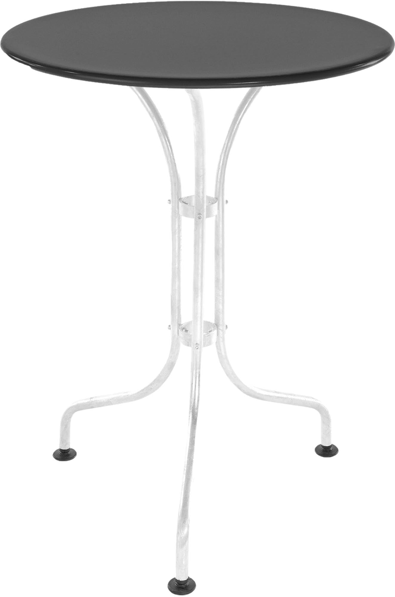 Eleganter Schaffner Metalltisch St. Moritz ø 60 für Terrassen.