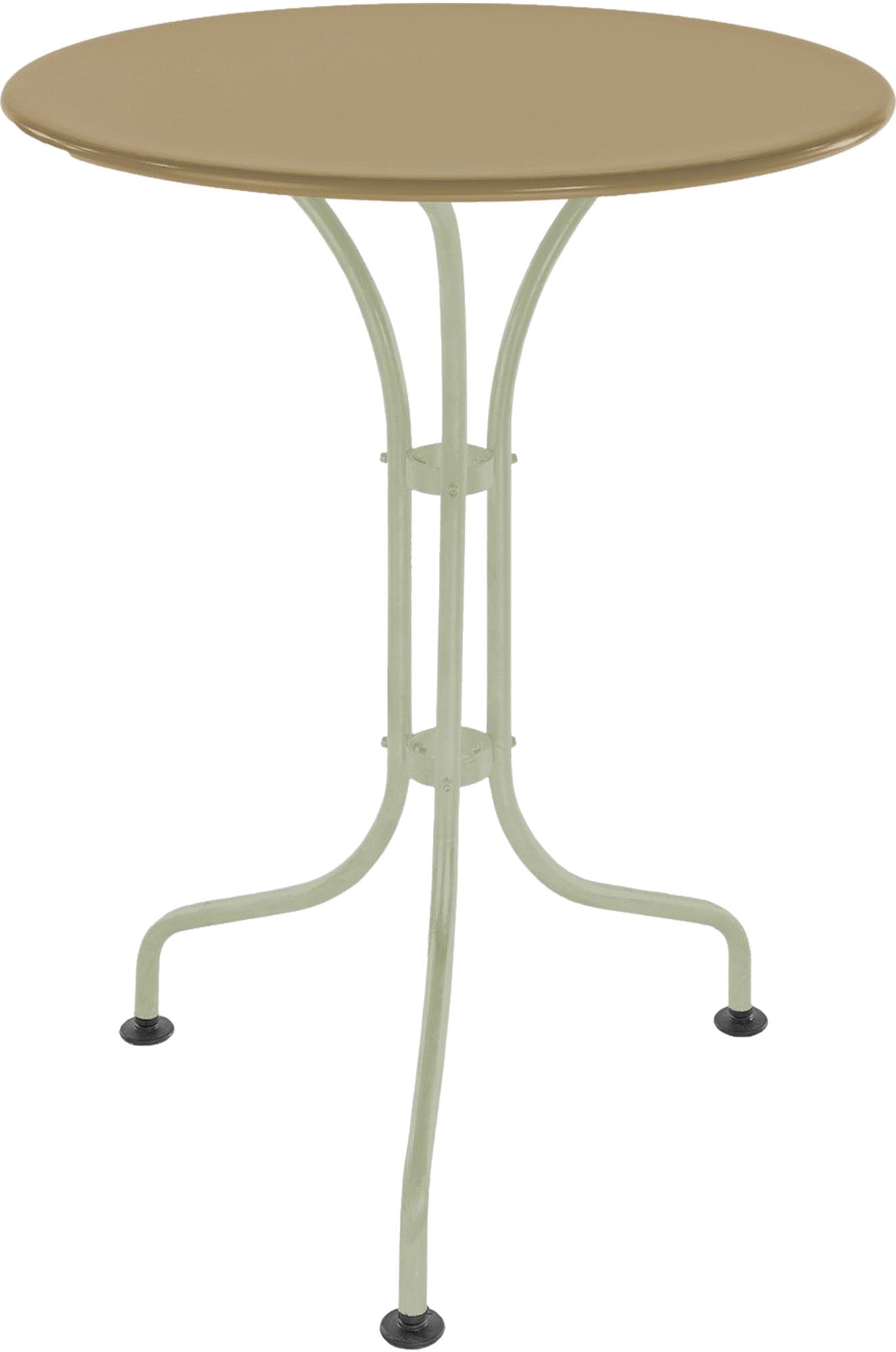 Eleganter Schaffner Metalltisch St. Moritz ø 60 für Terrassen.