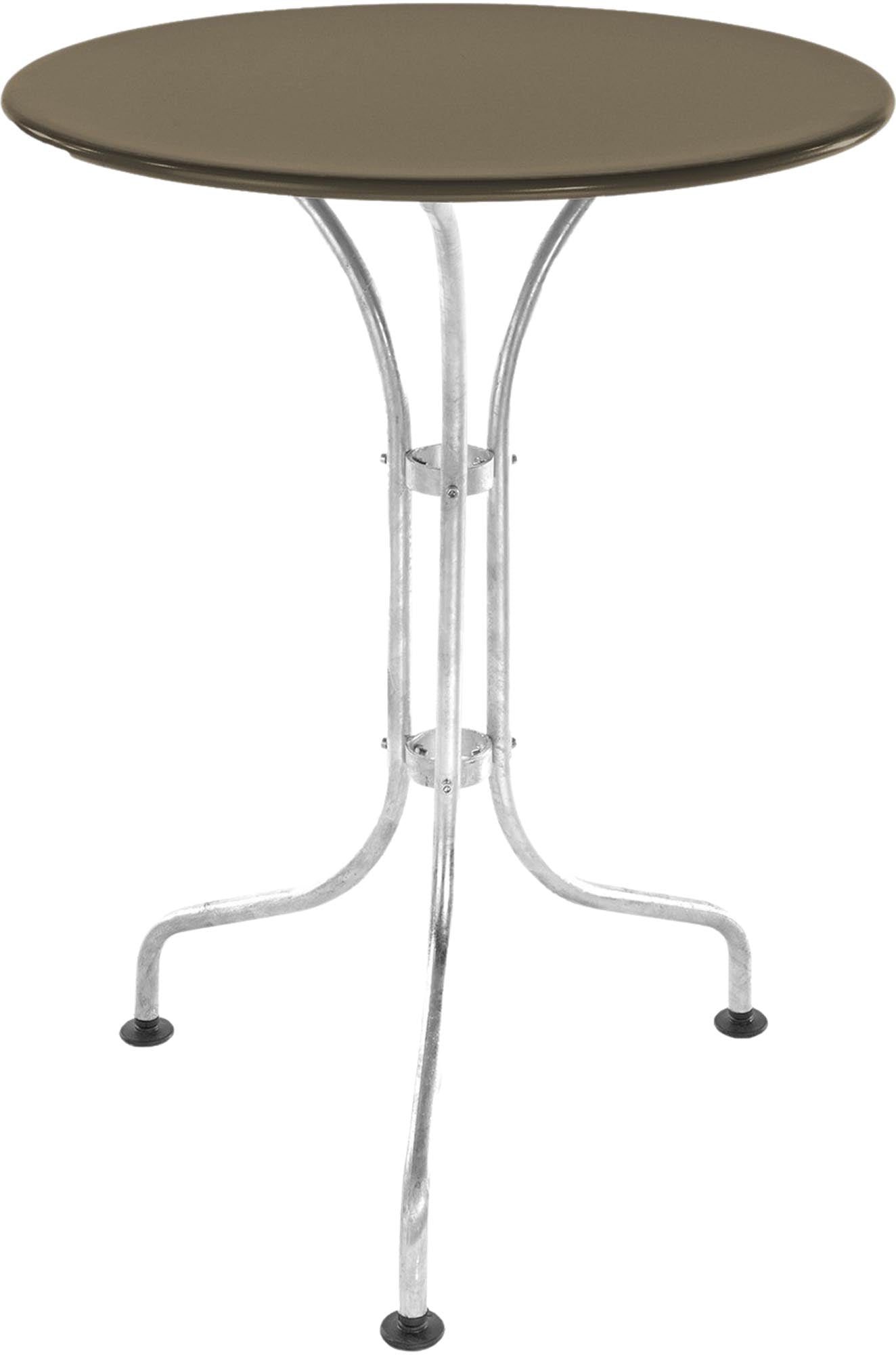 Eleganter, wetterfester Metall-Gartentisch ø60 von Schaffner – ideal für kleine Gärten, Balkone und Gastronomie. Hochwertige Schweizer Qualität, langlebig und pflegeleicht.