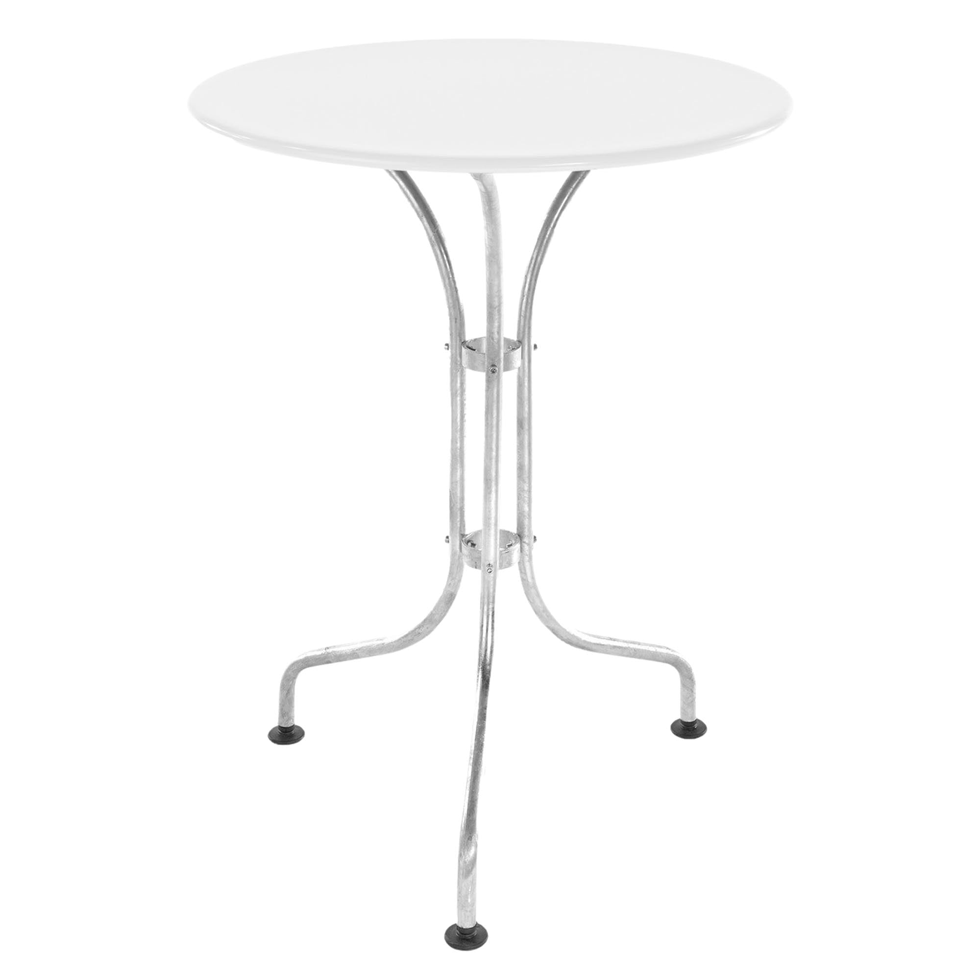 Eleganter Metalltisch St. Moritz ø 60 von Schaffner – perfekt für Terrasse und Balkon, verbindet zeitgemäße Ästhetik mit praktischer Nutzung.