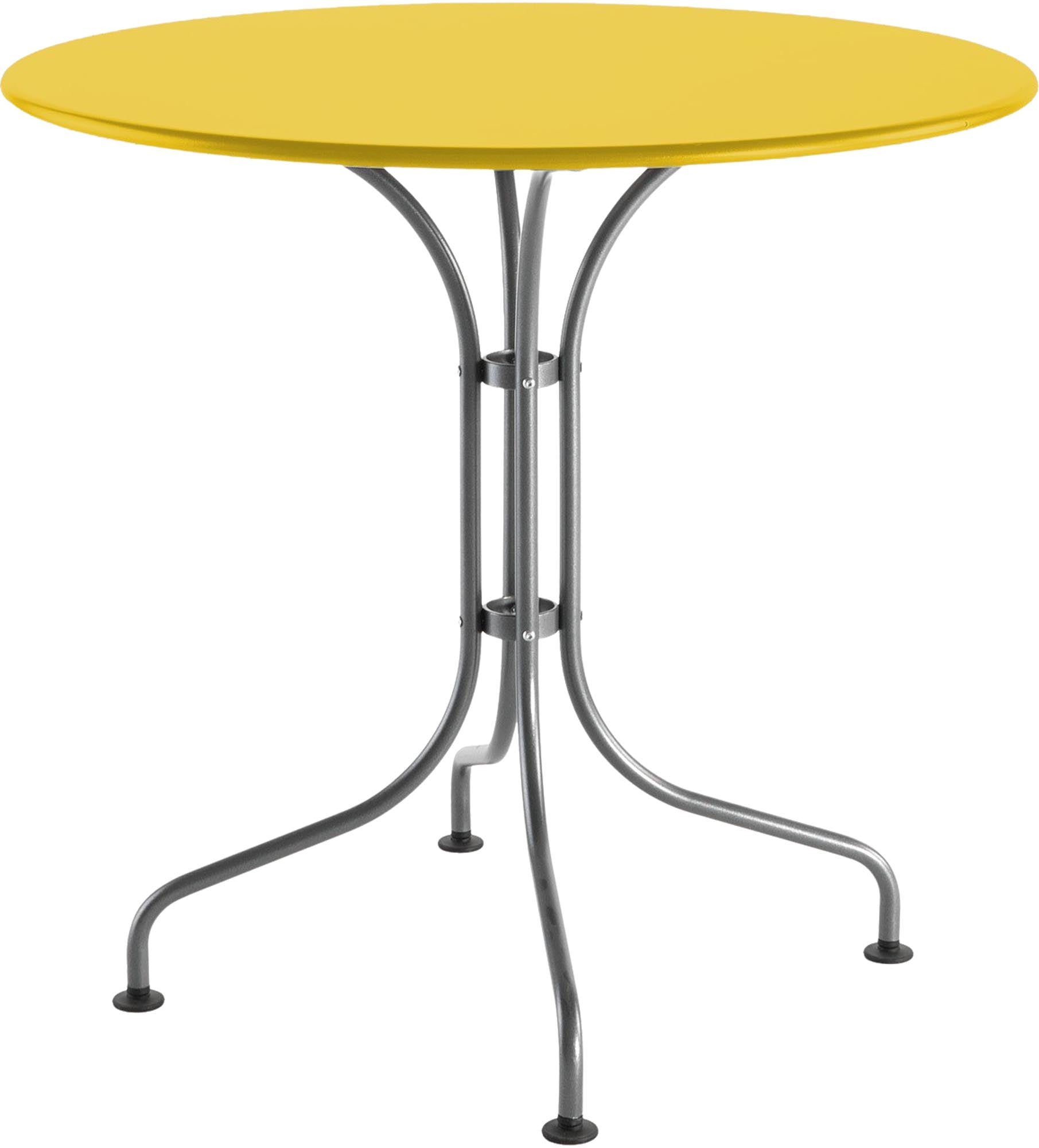 St. Moritz Metall-Gartentisch ø80 von Schaffner – robuster, wetterfester Rundtisch aus Stahl, perfekt für Garten, Balkon oder Terrasse, stilvoll & langlebig.