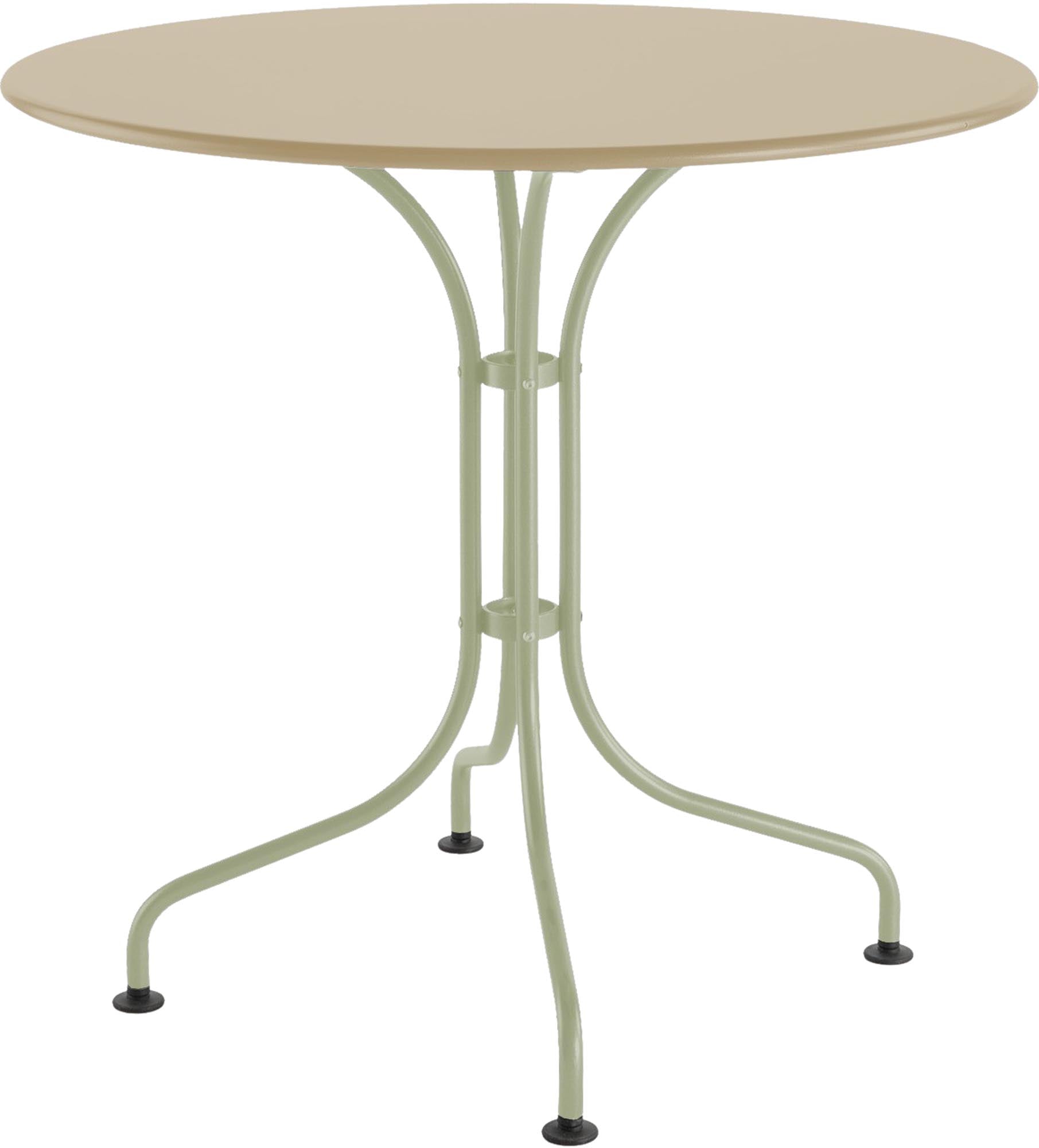 St. Moritz Metall-Gartentisch ø80 von Schaffner – robuster, wetterfester Rundtisch aus Stahl, perfekt für Garten, Balkon oder Terrasse, langlebig und stilvoll.