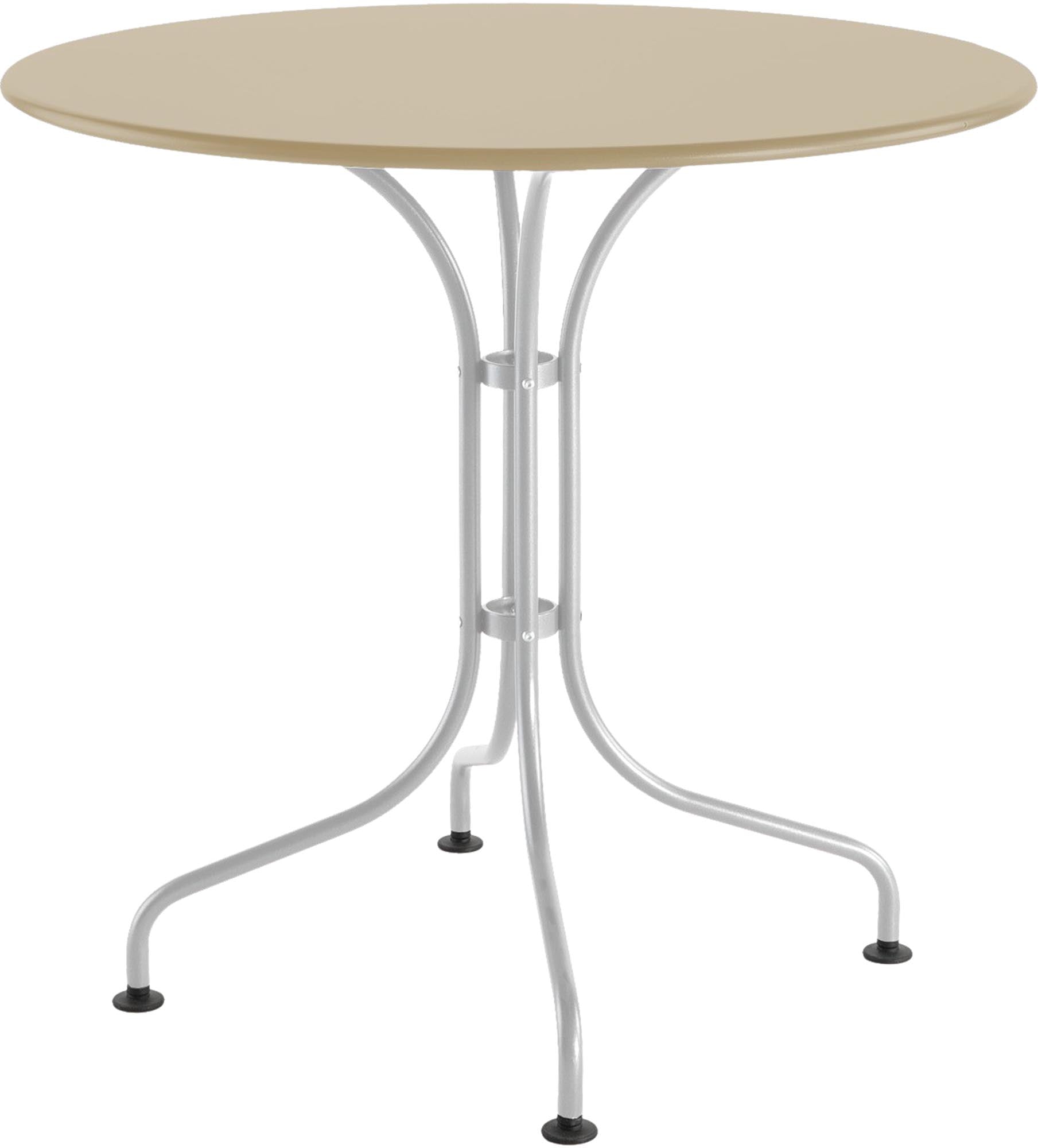 St. Moritz Metall-Gartentisch ø80 von Schaffner – robuster, wetterfester Rundtisch aus Stahl, perfekt für Garten, Balkon oder Terrasse, langlebig und stilvoll.