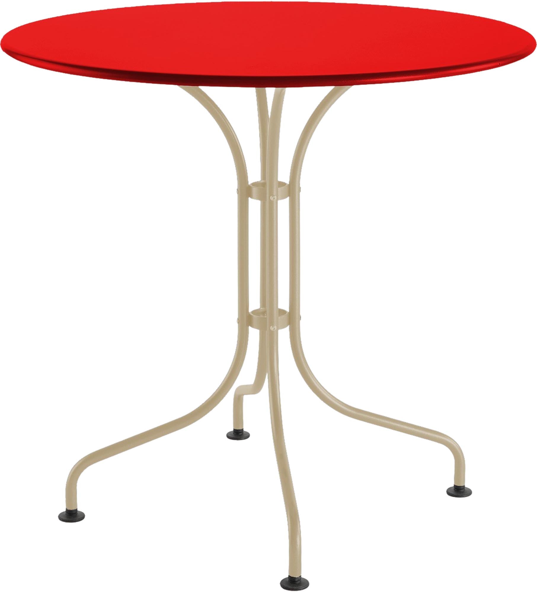 St. Moritz Metall-Gartentisch ø80 von Schaffner – robuster, wetterfester Rundtisch aus langlebigem Stahl, perfekt für Garten, Balkon oder Terrasse, stilvoll und vielseitig.